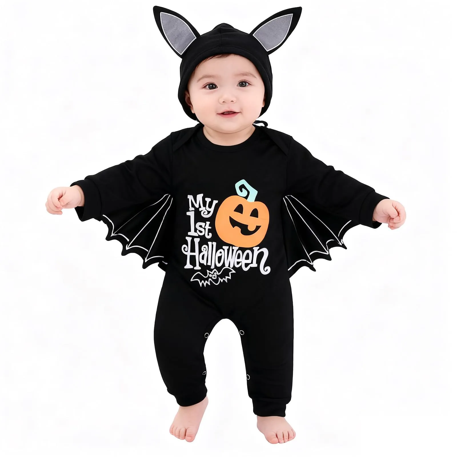 FUTERLY Costume Pipistrello Neonato 12-18 Mesi - immagine 1