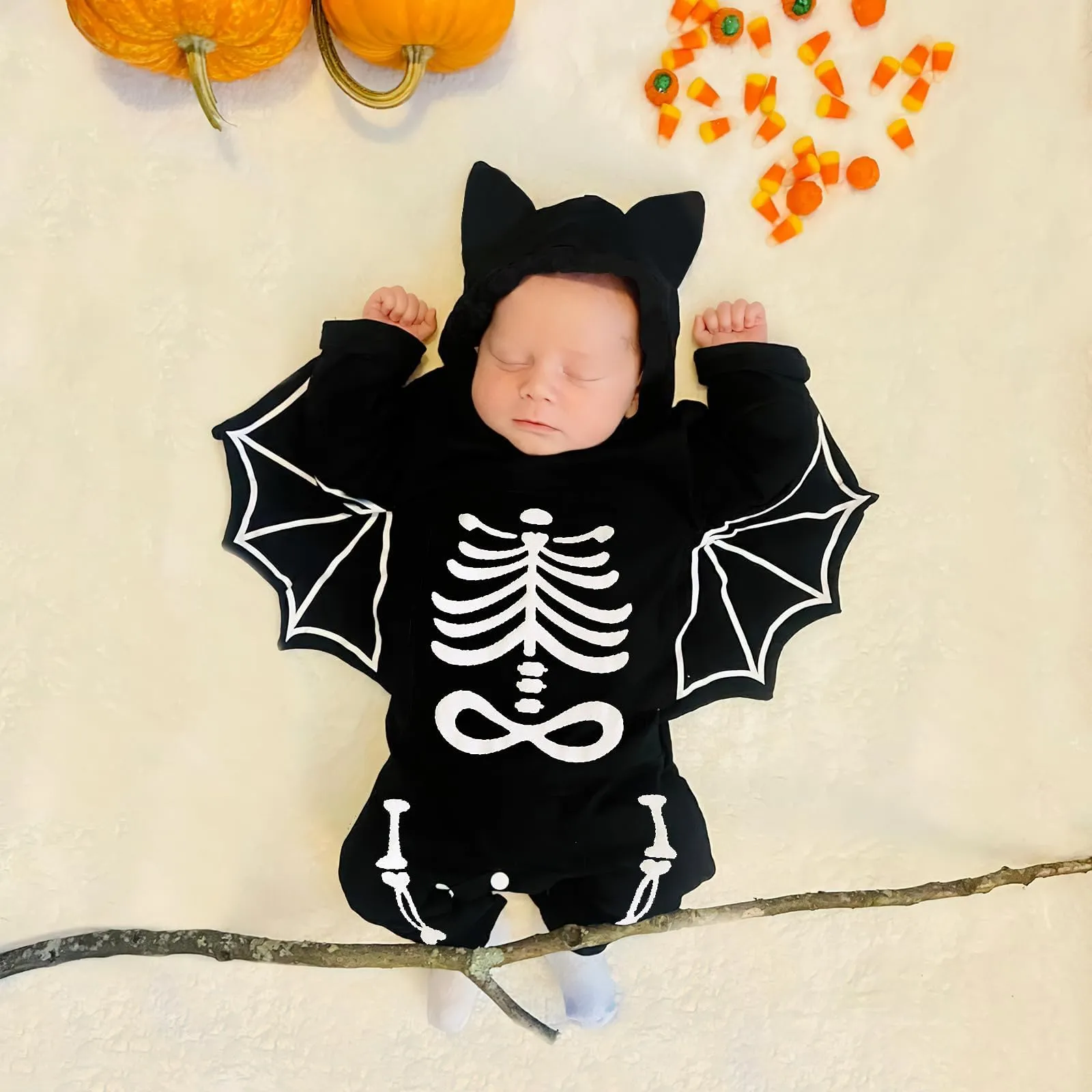 FUTERLY Costume Pipistrello Neonato 12-18 Mesi - immagine 3
