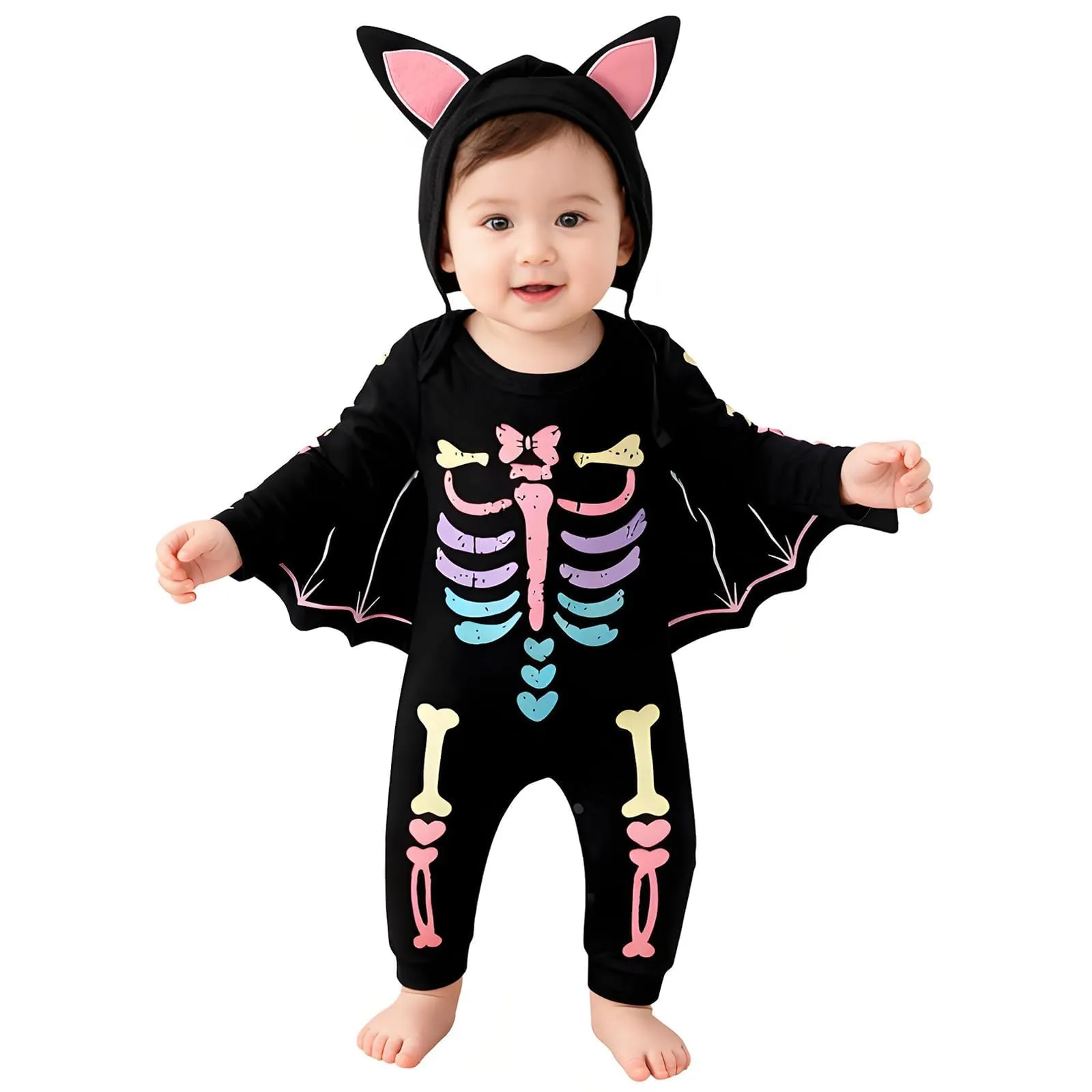 FUTERLY Costume Pipistrello Neonato, 6-9 mesi - immagine 1
