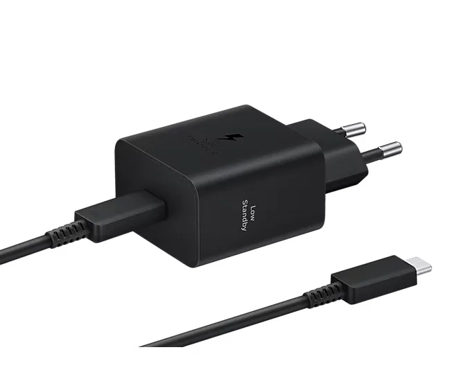 Samsung EP-T4511 Super Fast Charging 45W USB-C Charger with Cable, Nero - immagine 1