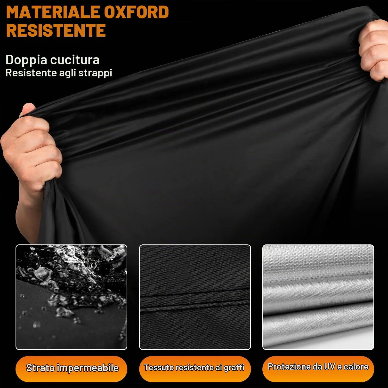 Favoto Telo Coprimoto Impermeabile Antipolvere XXXL (265x105x125cm) - immagine 2