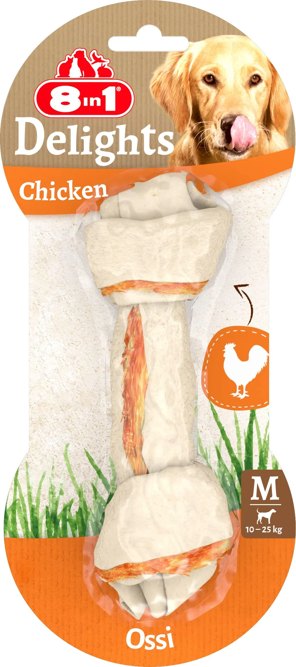 8in1 Delights Chicken Bone M - 1 Pezzo - immagine 1