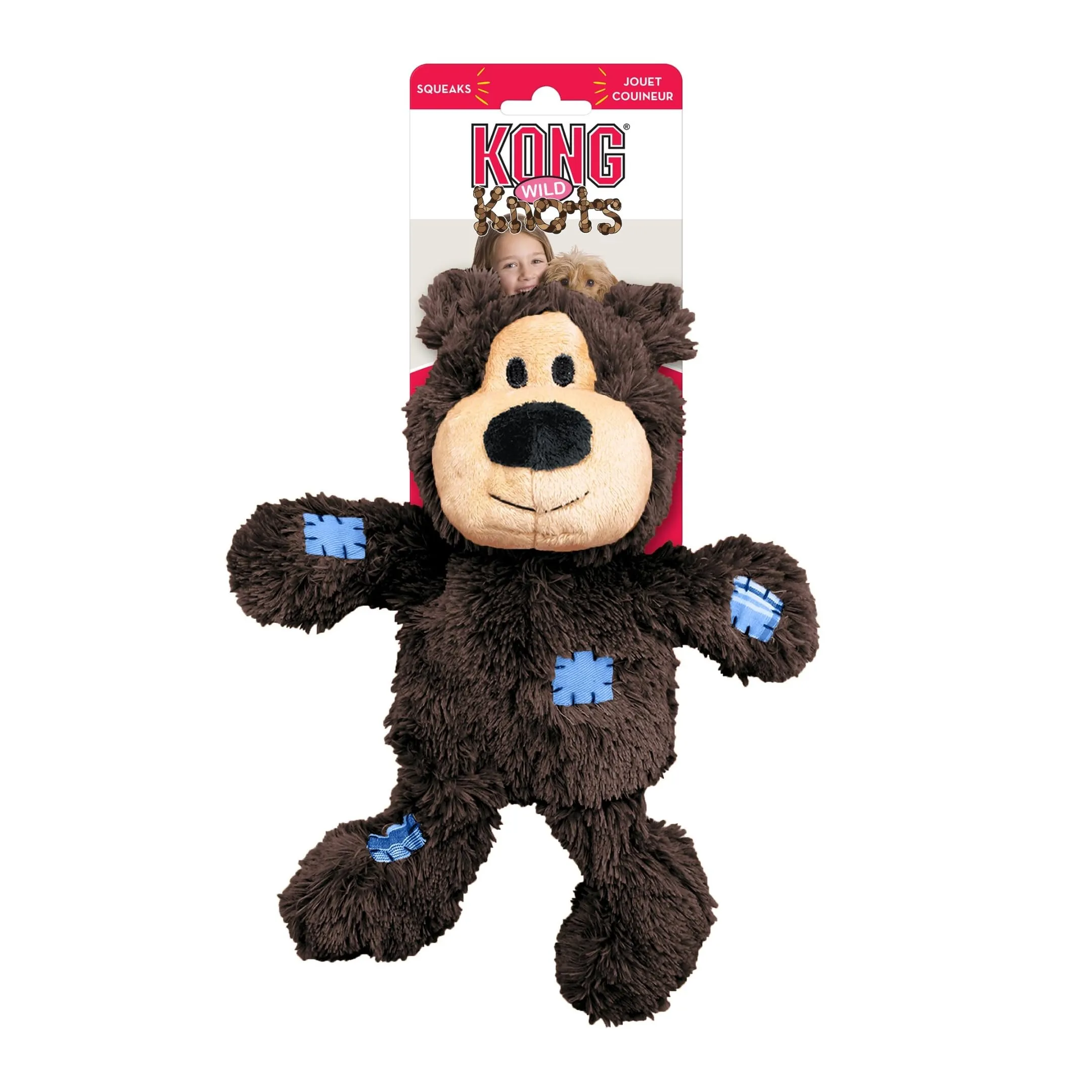 KONG Wild Knots Bear Dog Toy - Medium/Large - immagine 8