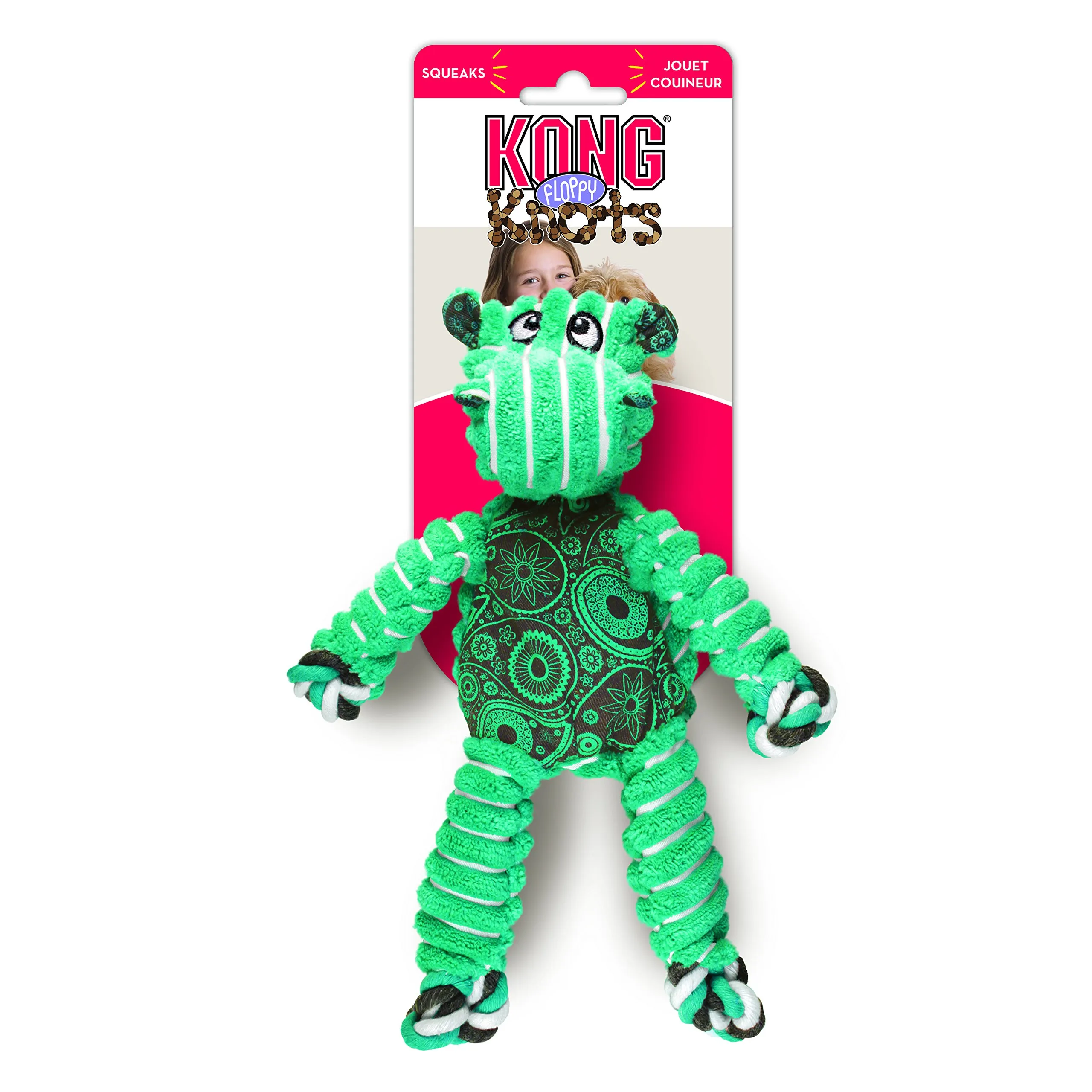 KONG Floppy Knots Hippo Medium/Large - immagine 4