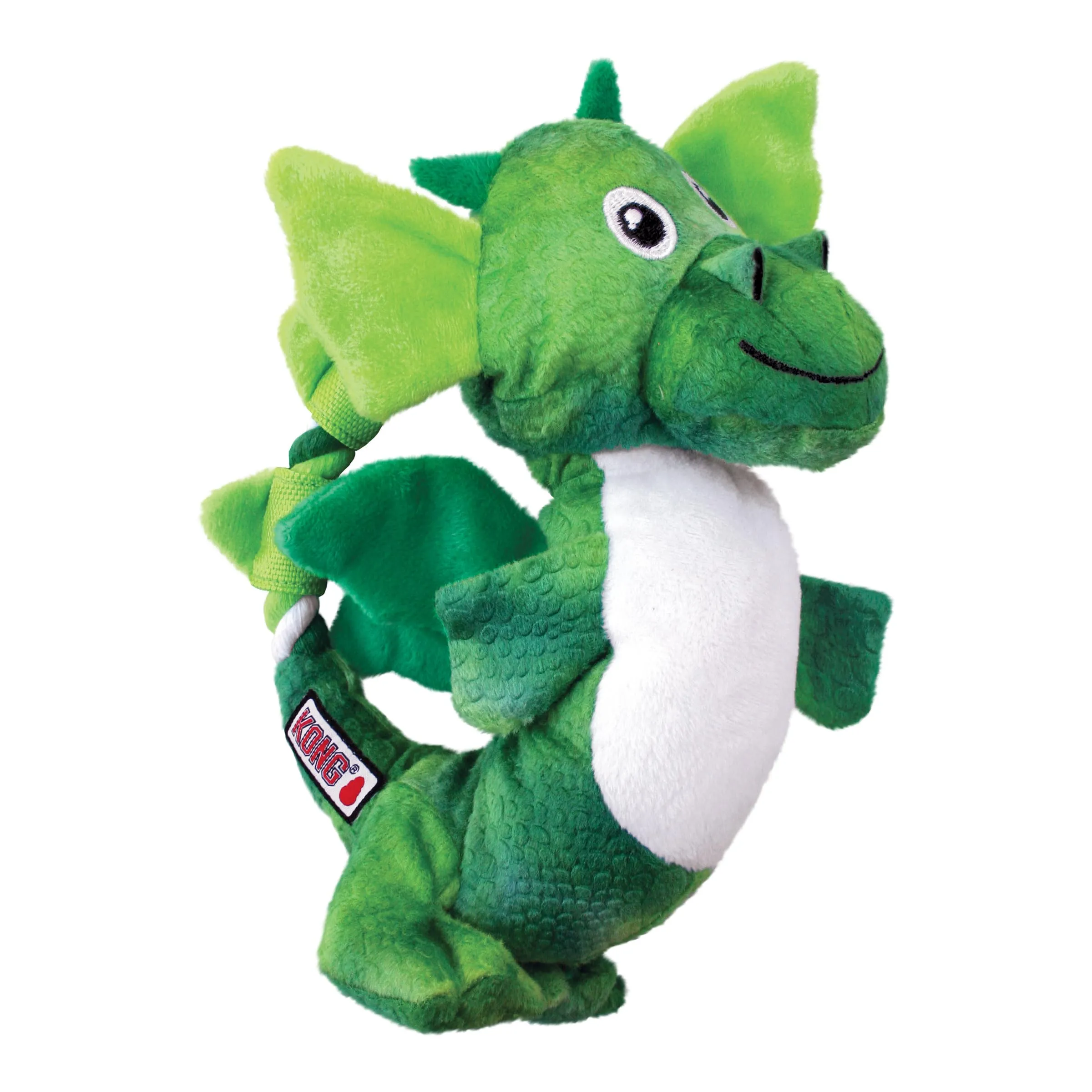 KONG Dragon Knots Dog Toy for Medium/Large Dogs (Multi-color) - immagine 3
