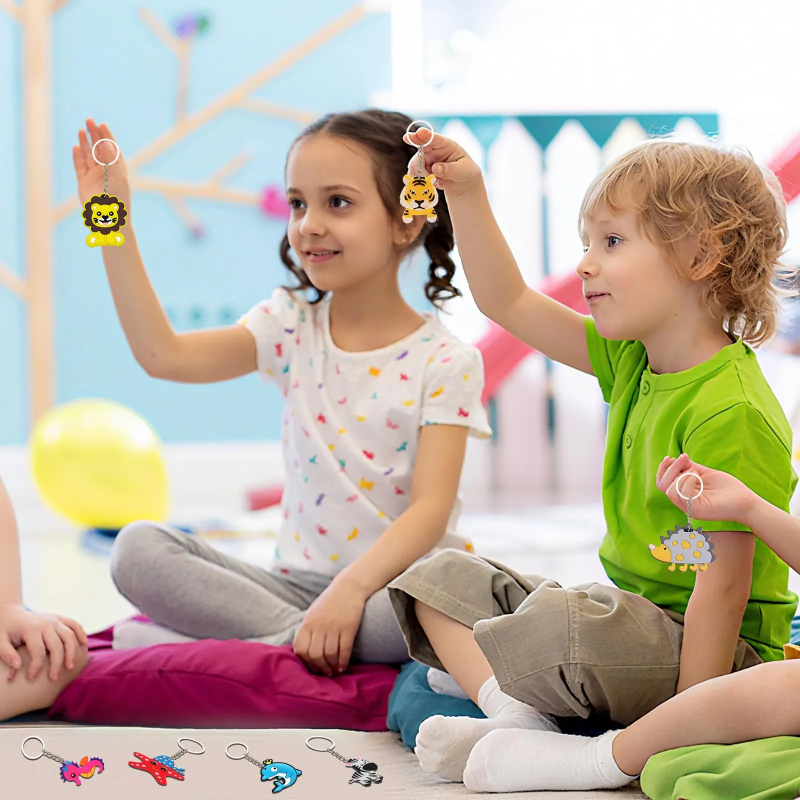 NHDDGR 40 Portachiavi Animali in Silicone per Bambini - immagine 5