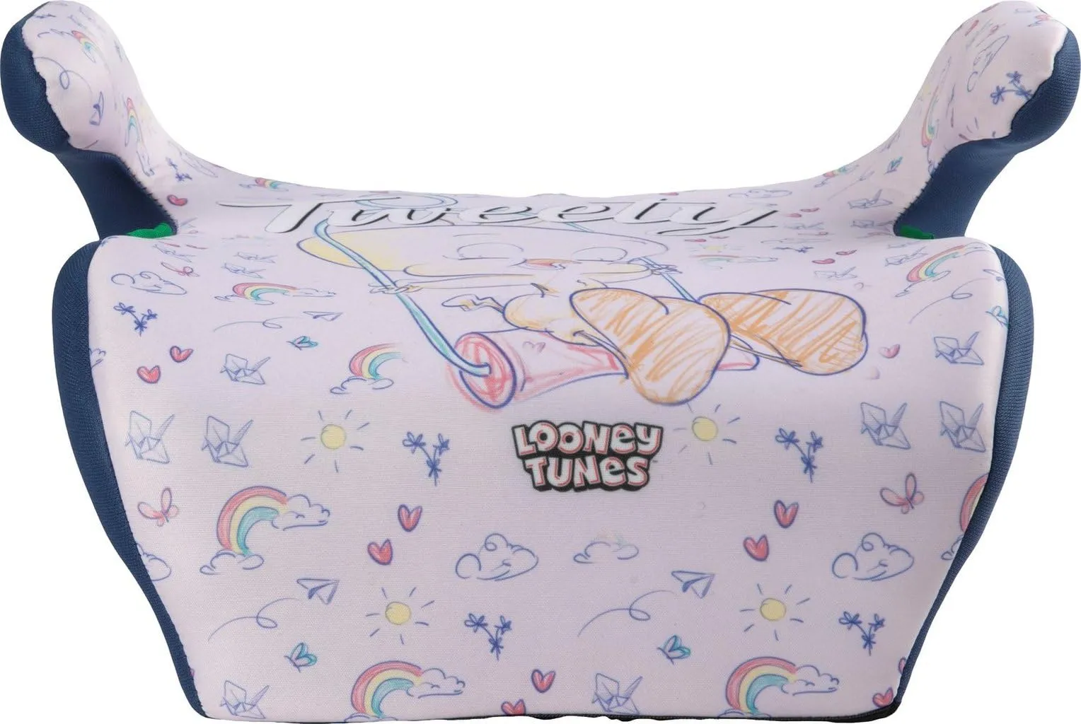Tataway Seggiolino Alzatina Auto Bimbi Warner Bros Tweety i-Size ECE R129, 126-150 cm, 22-36 kg, Gruppo 3 - immagine 2