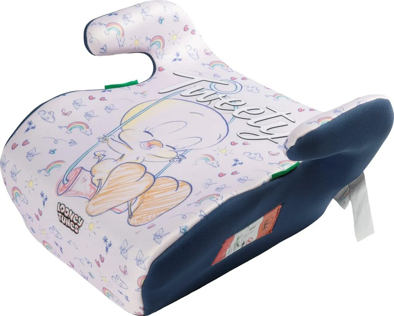 Tataway Seggiolino Alzatina Auto Bimbi Warner Bros Tweety i-Size ECE R129, 126-150 cm, 22-36 kg, Gruppo 3 - immagine 5