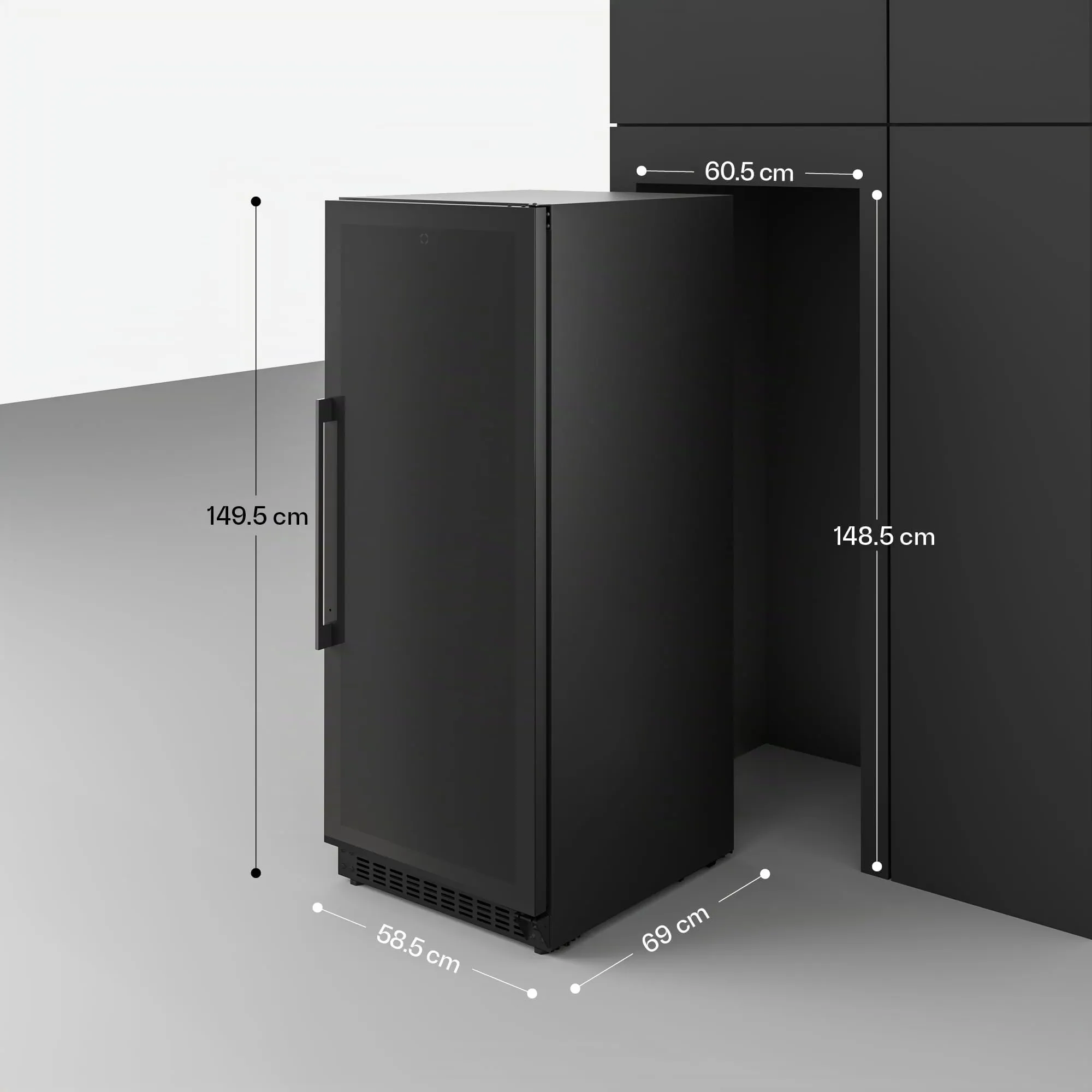 Klarstein Velaire Cantinetta per Vino Doppia Temperatura JCF-320S, 122 Bottiglie, 2 Zone, LED, Touch, UV - immagine 7