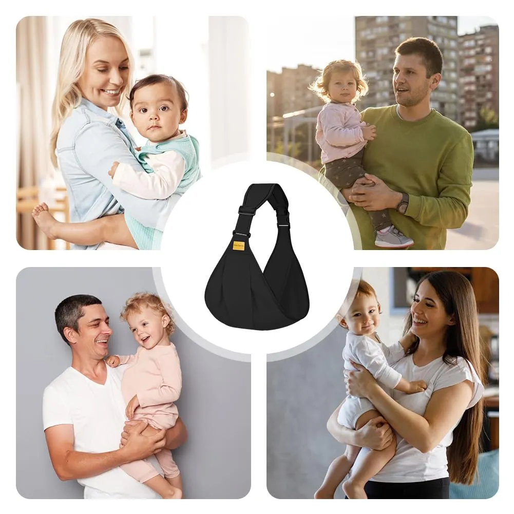 AOOWU Fascia Porta Bambino Ergonomica, Marsupio Regolabile per Neonati 0-36 Mesi, fino a 25 Kg - immagine 7