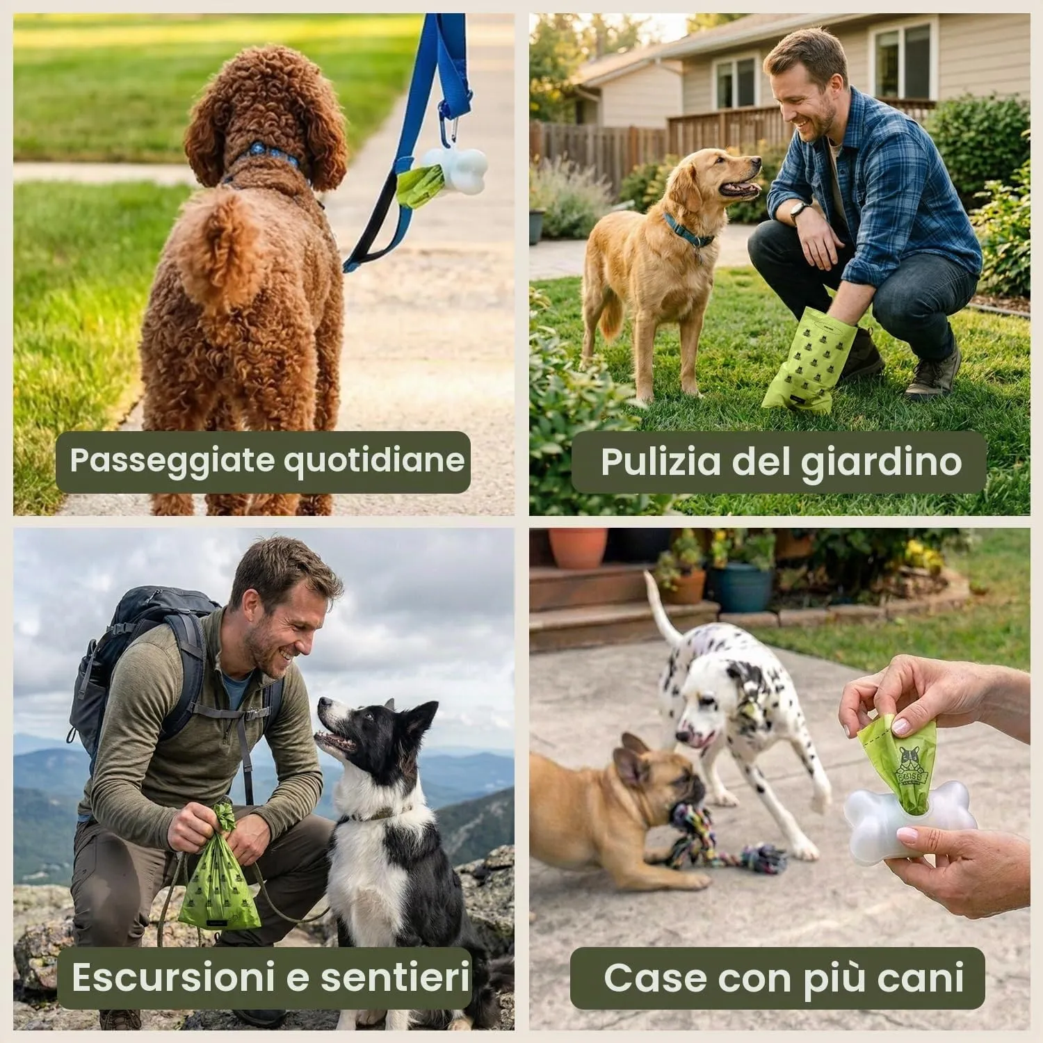 Pogi's Pet Supplies sacchetti igienici per cani senza profumo, 150 pezzi (10 rotoli) - immagine 5