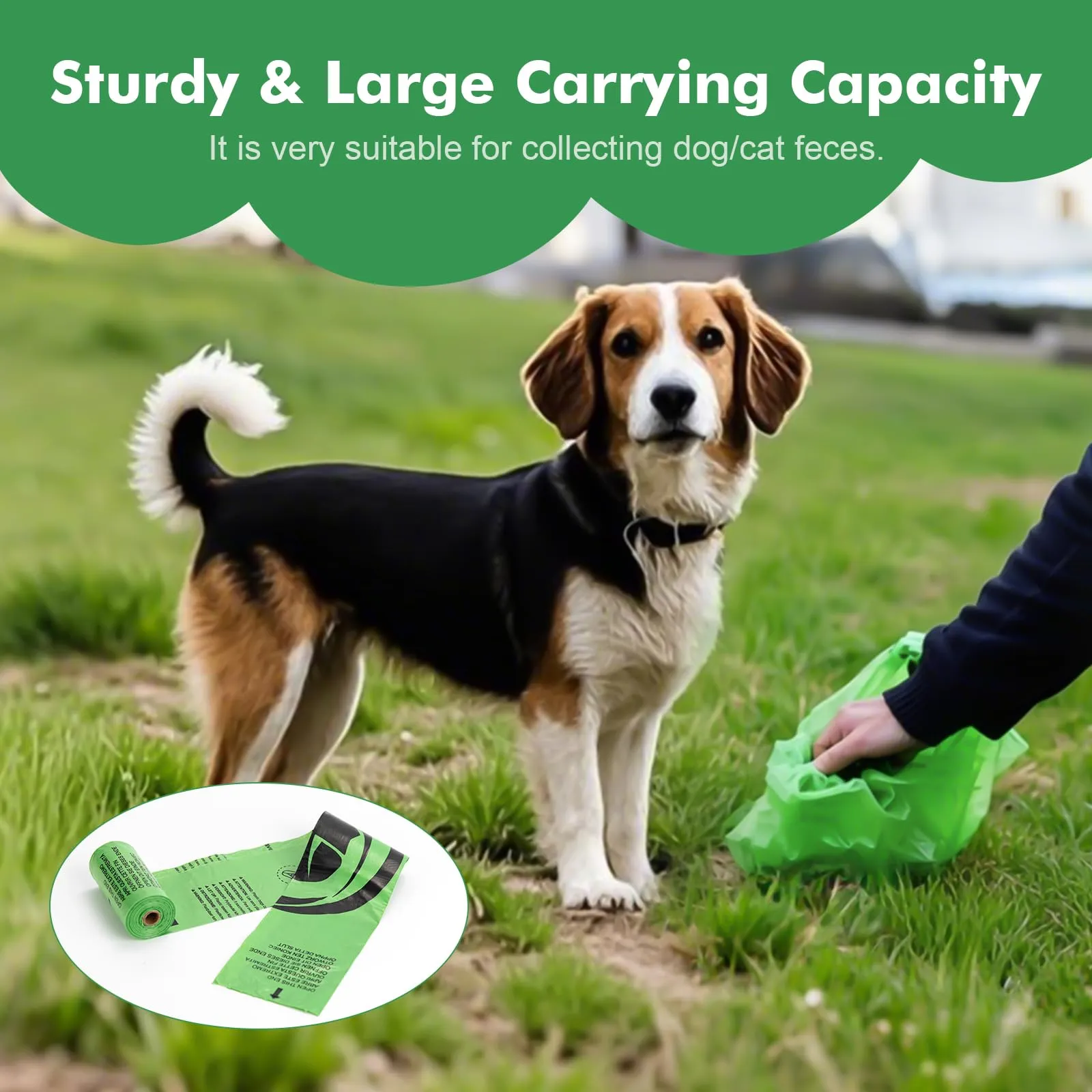 REVER GH51 Sacchetti per Cane, 300 Pezzi, 33x23 cm - immagine 2