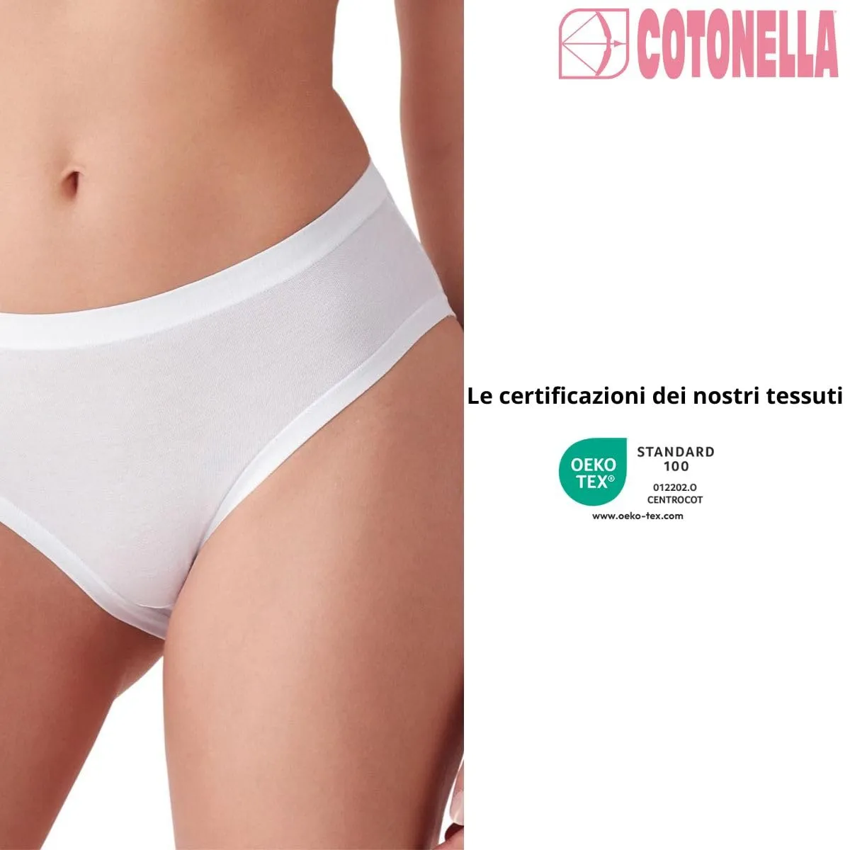 Cotonella L'Altra Midi Slip Donna in Cotone Bielastico, GD168 Bianco, 8 Pezzi, XXL - immagine 4