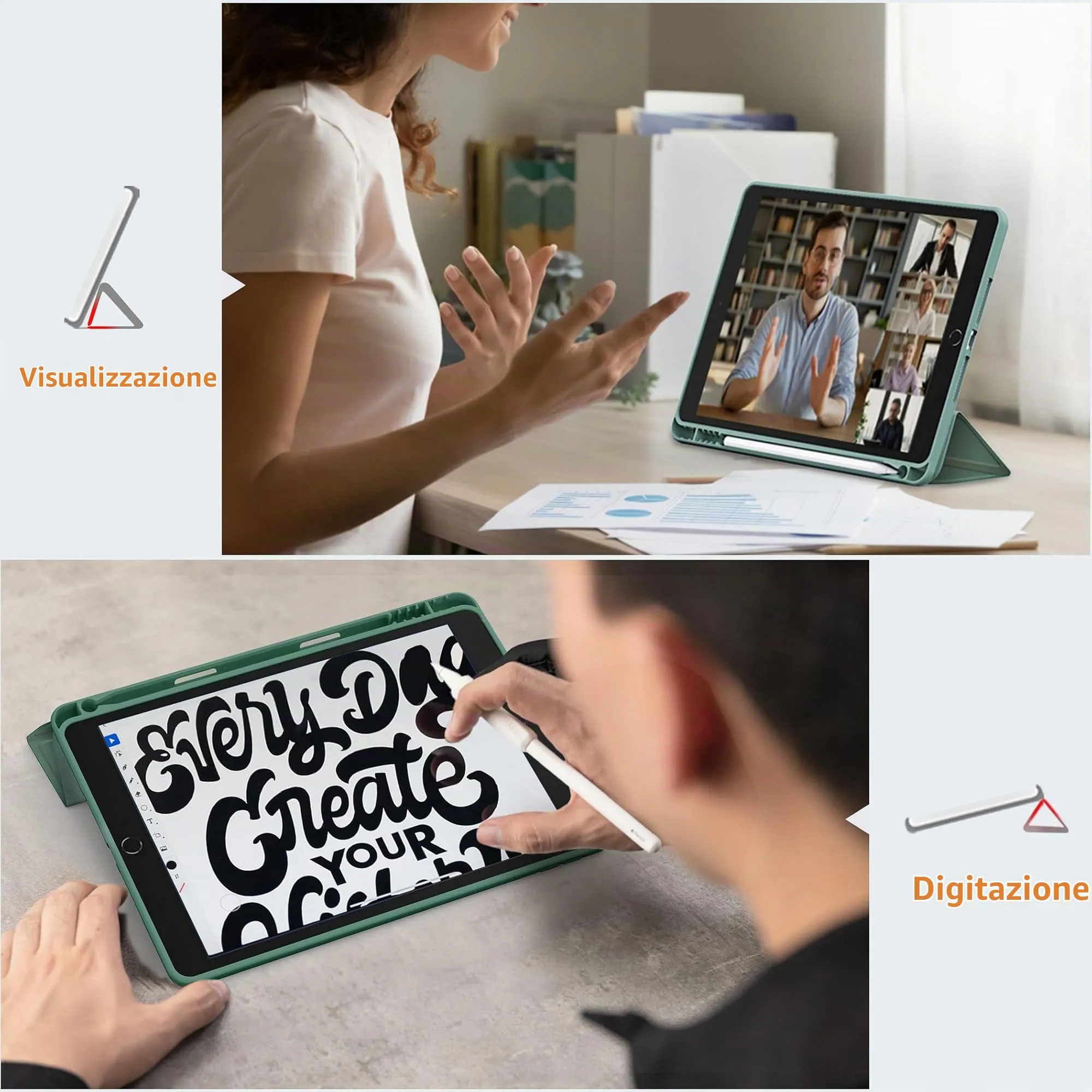 CACOE Cover per iPad 9a / 8a / 7a Generazione (10,2 pollici) - immagine 7
