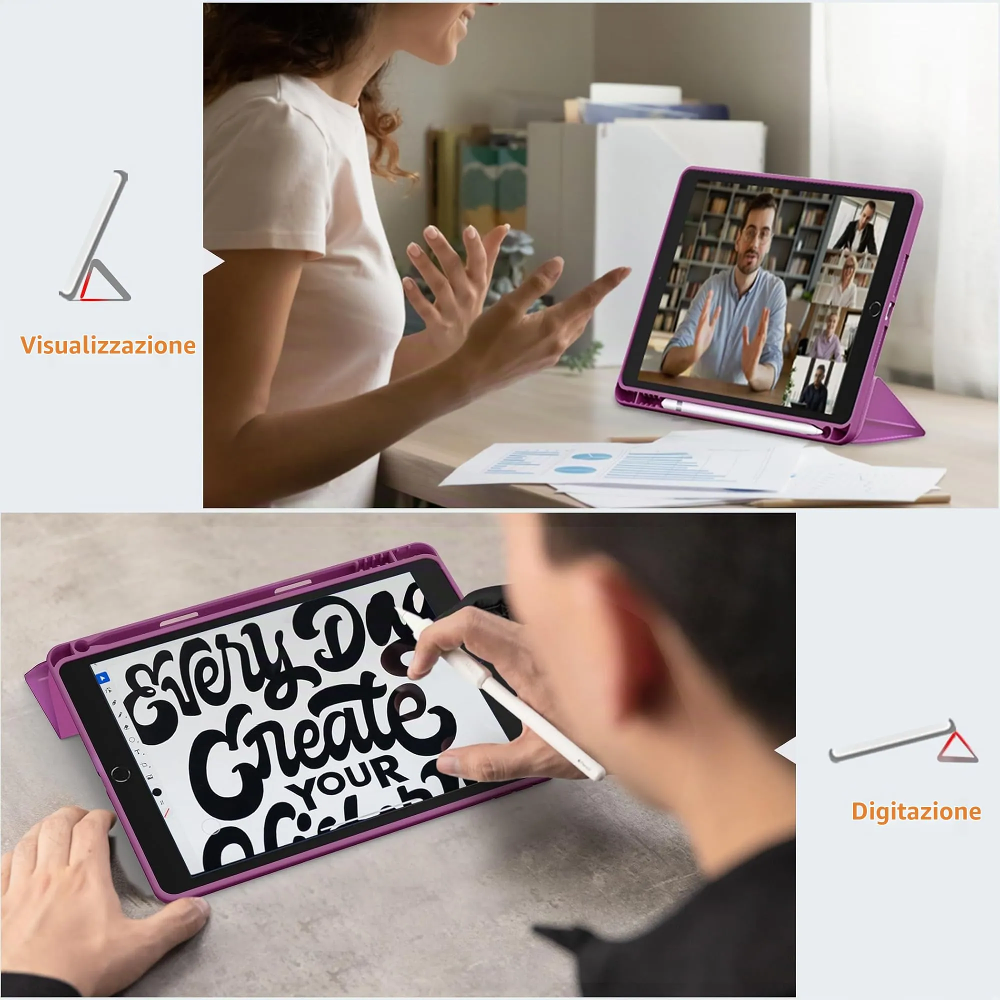 CACOE Cover per iPad 9a / 8a / 7a Generazione (10,2 pollici) - immagine 7