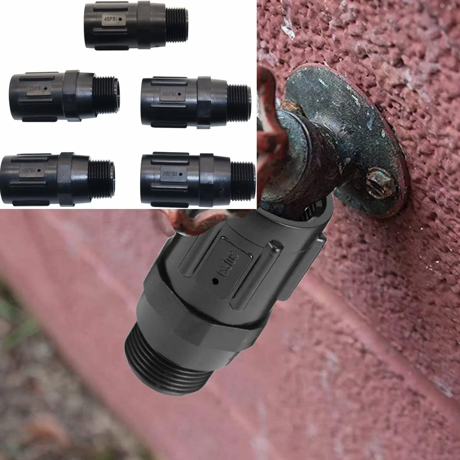 SENRISE Regolatori di Pressione per Irrigazione 45 PSI, 2 Pezzi - immagine 7