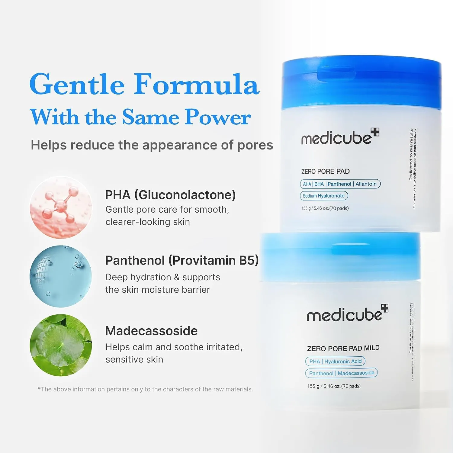 medicube Zero Pore Pad Mild 2.0 Toner Pads, 70 Pads - immagine 4