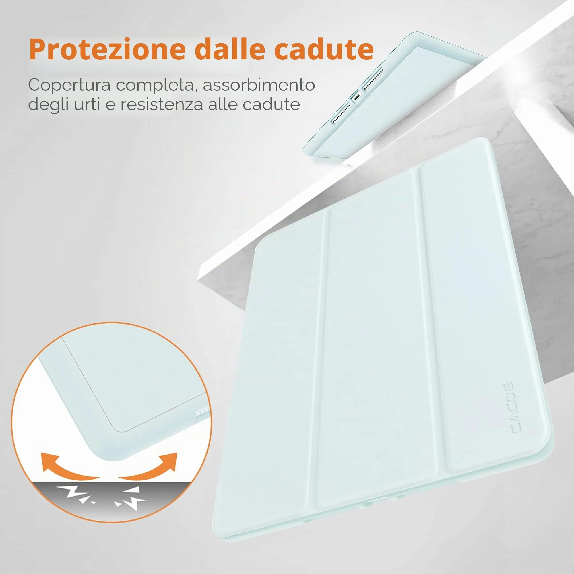 CACOE Cover per iPad 9a / 8a / 7a Generazione 10,2 pollici con Portapenne - immagine 3