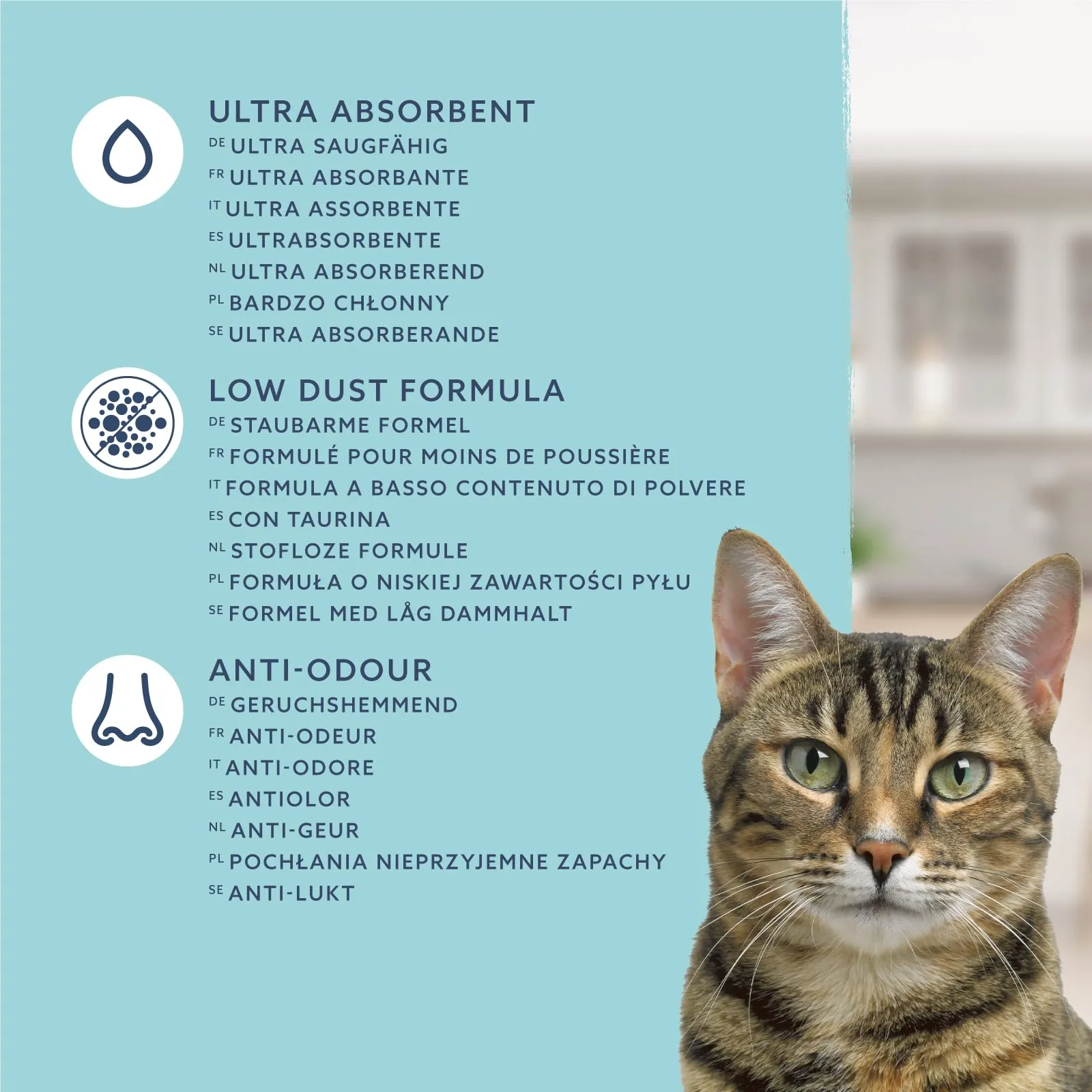 Amazon Lettiera Agglomerante per Gatti Ultra, Bianca, 10 L - immagine 4