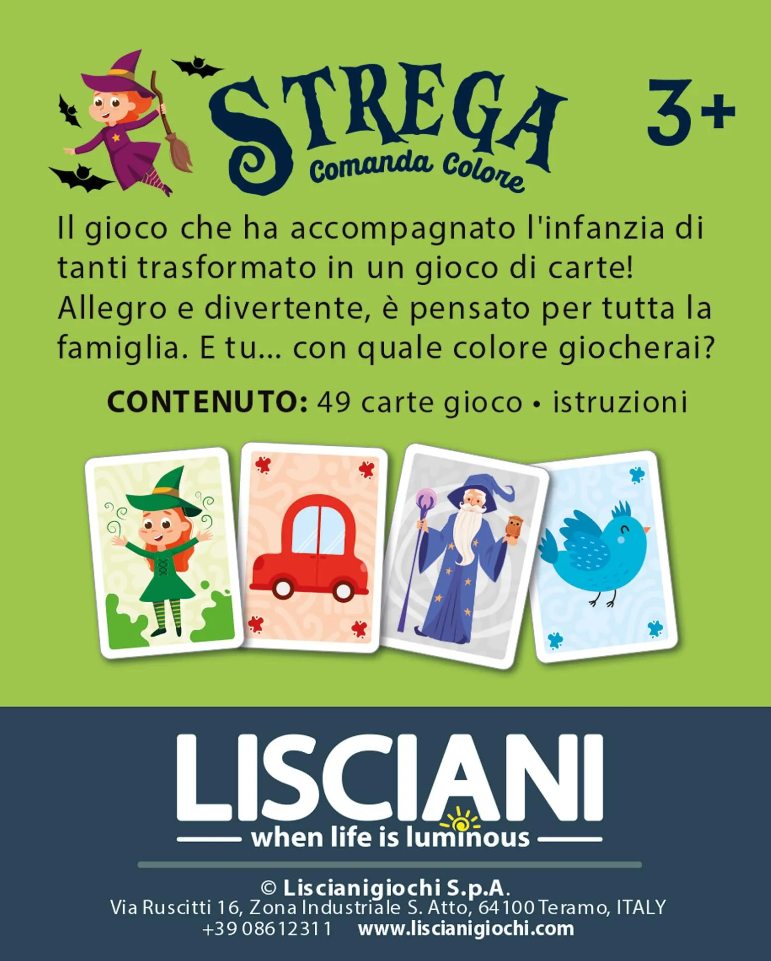 Liscianigiochi Ludoteca Le Carte dei Bambini Strega Comanda Colore - immagine 4