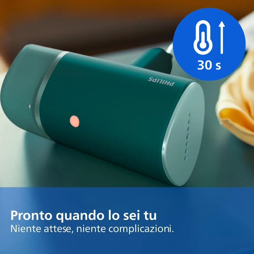 Philips 3000 Ferro da Stiro Verticale a Vapore Pieghevole STH3020/70, 20 g/min, 1000W - immagine 6