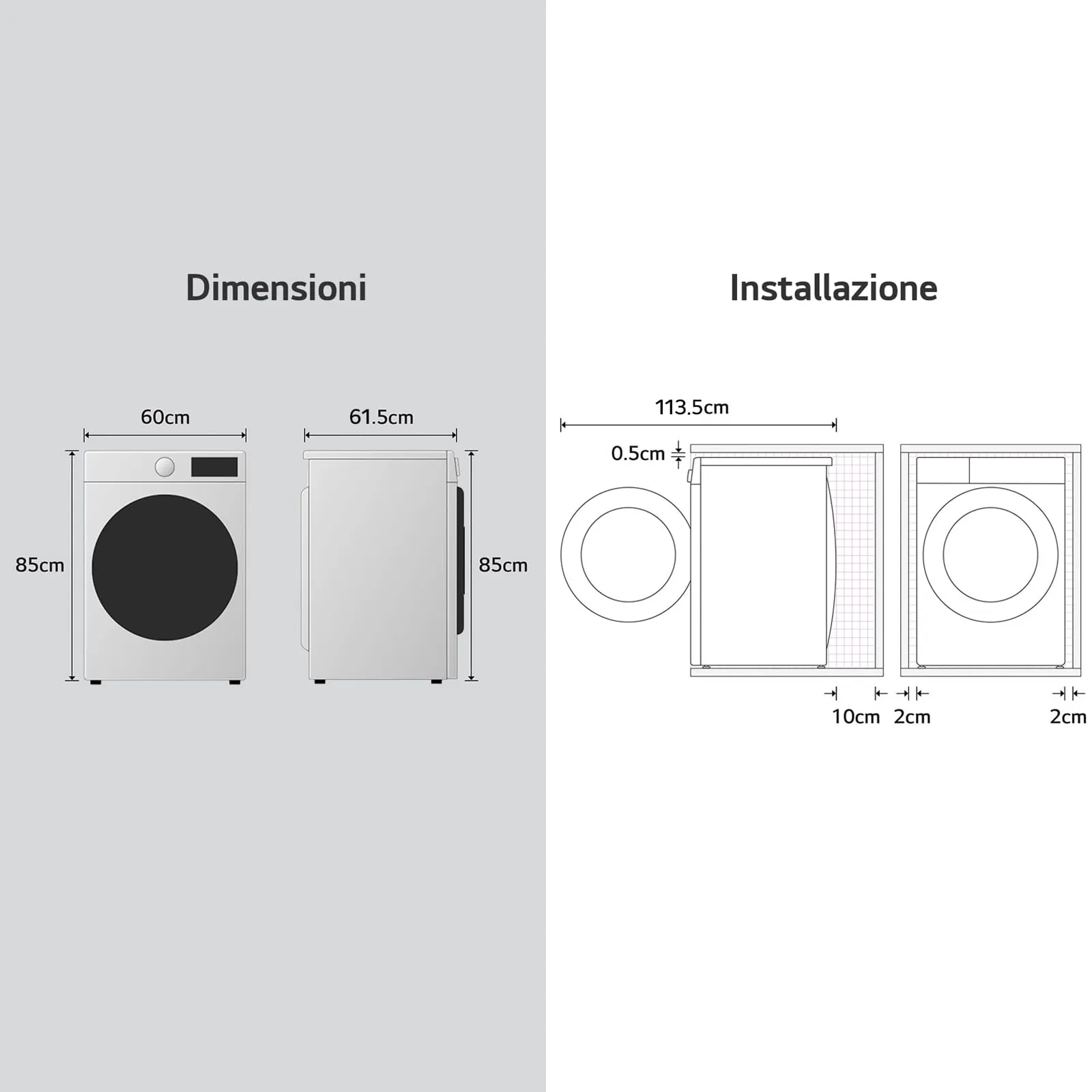 LG F4R7013TSWG Lavatrice 13kg Serie R7 Classe A-20%, 1400 giri, TurboWash 360, Wi-Fi, Inverter Direct Drive, Bianco - immagine 3
