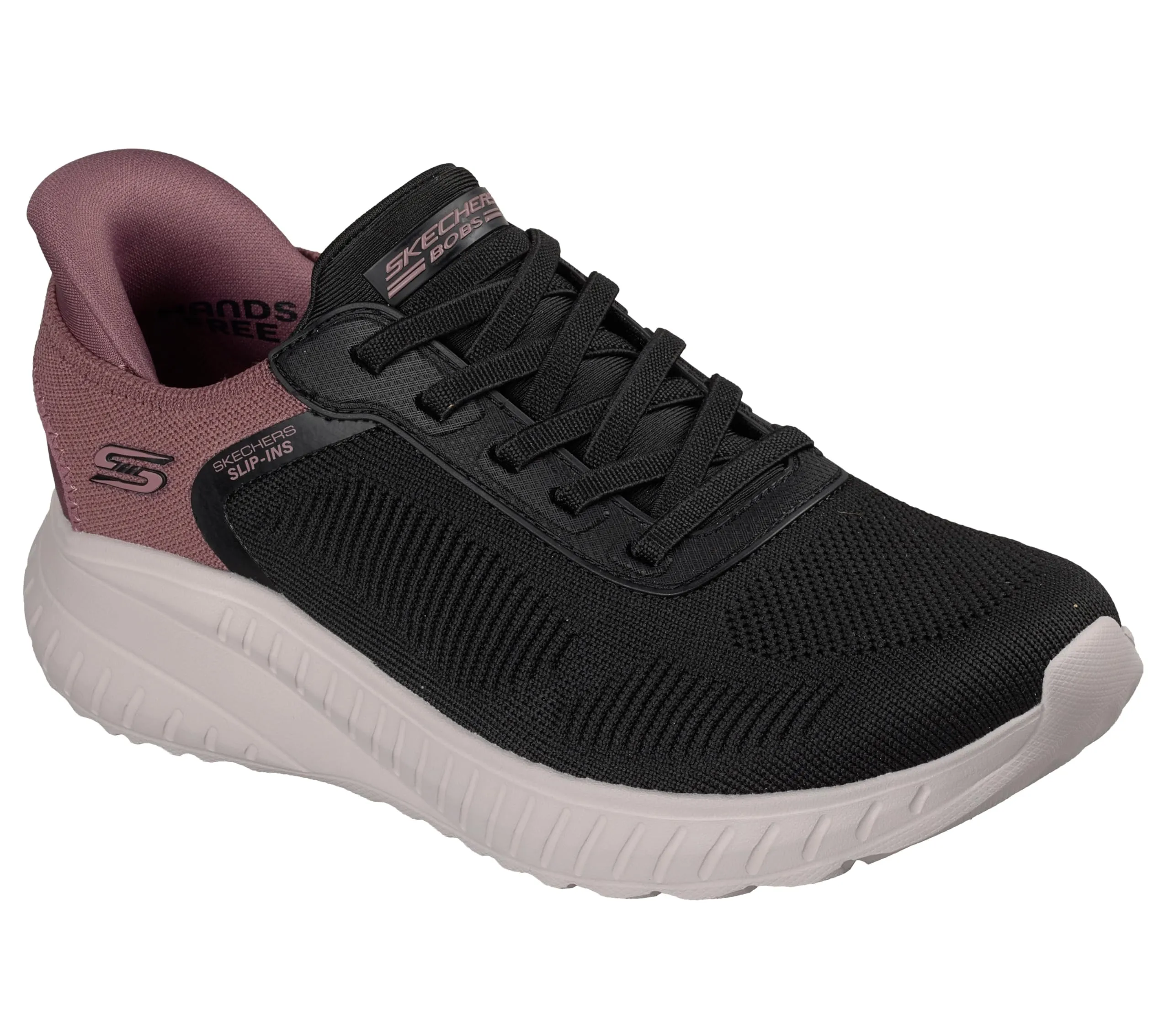 Skechers Bobs Sport Squad Chaos - Current Muse, Black Mauve, 35 EU - immagine 4