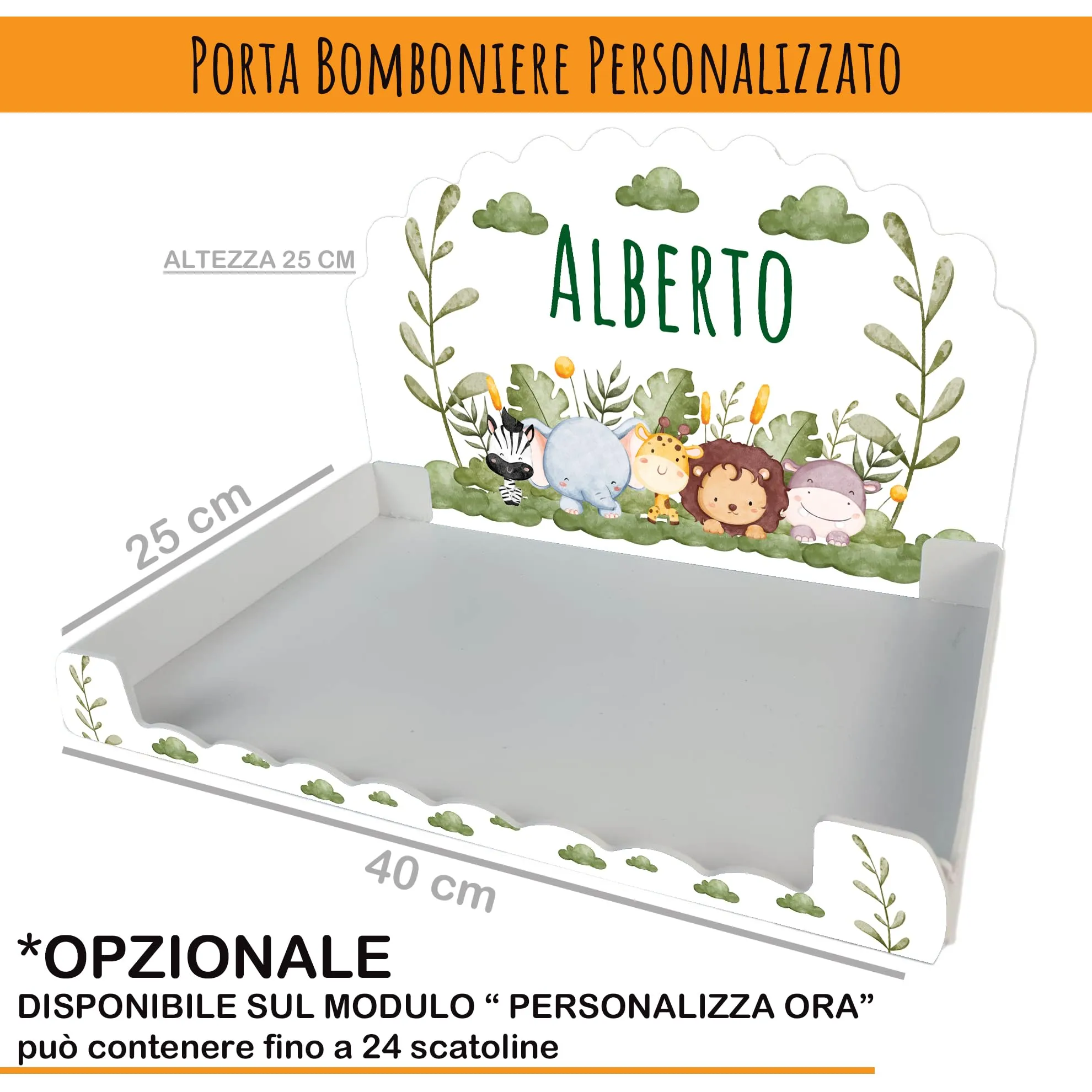PV Grafik Scatole Portaconfetti Personalizzate con Nome e Data, 16 Pezzi, Nica12 - immagine 3
