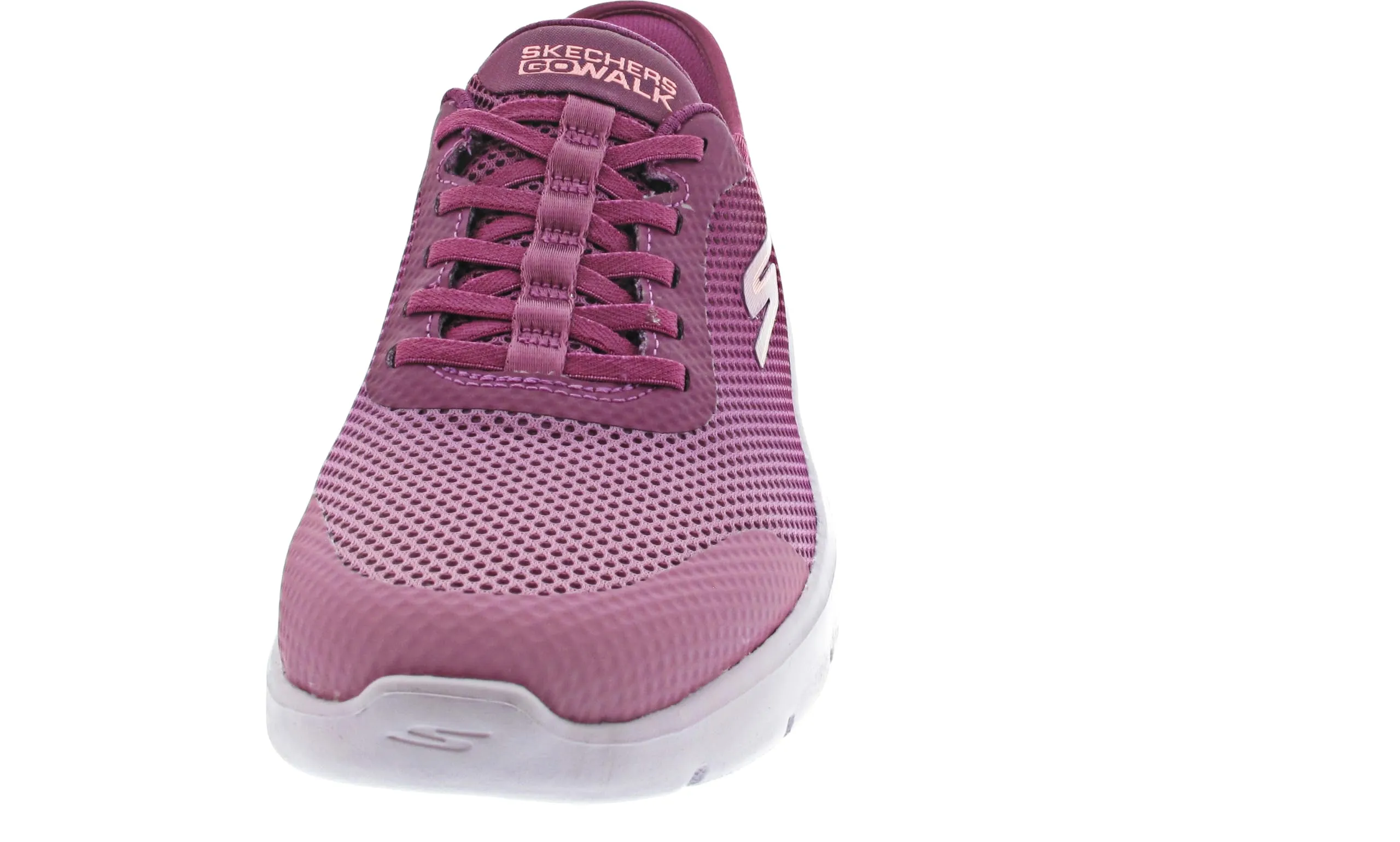 Skechers Go Walk Flex Grand Entry Trainers, Raspberry Textile Trim, 38 EU - immagine 4