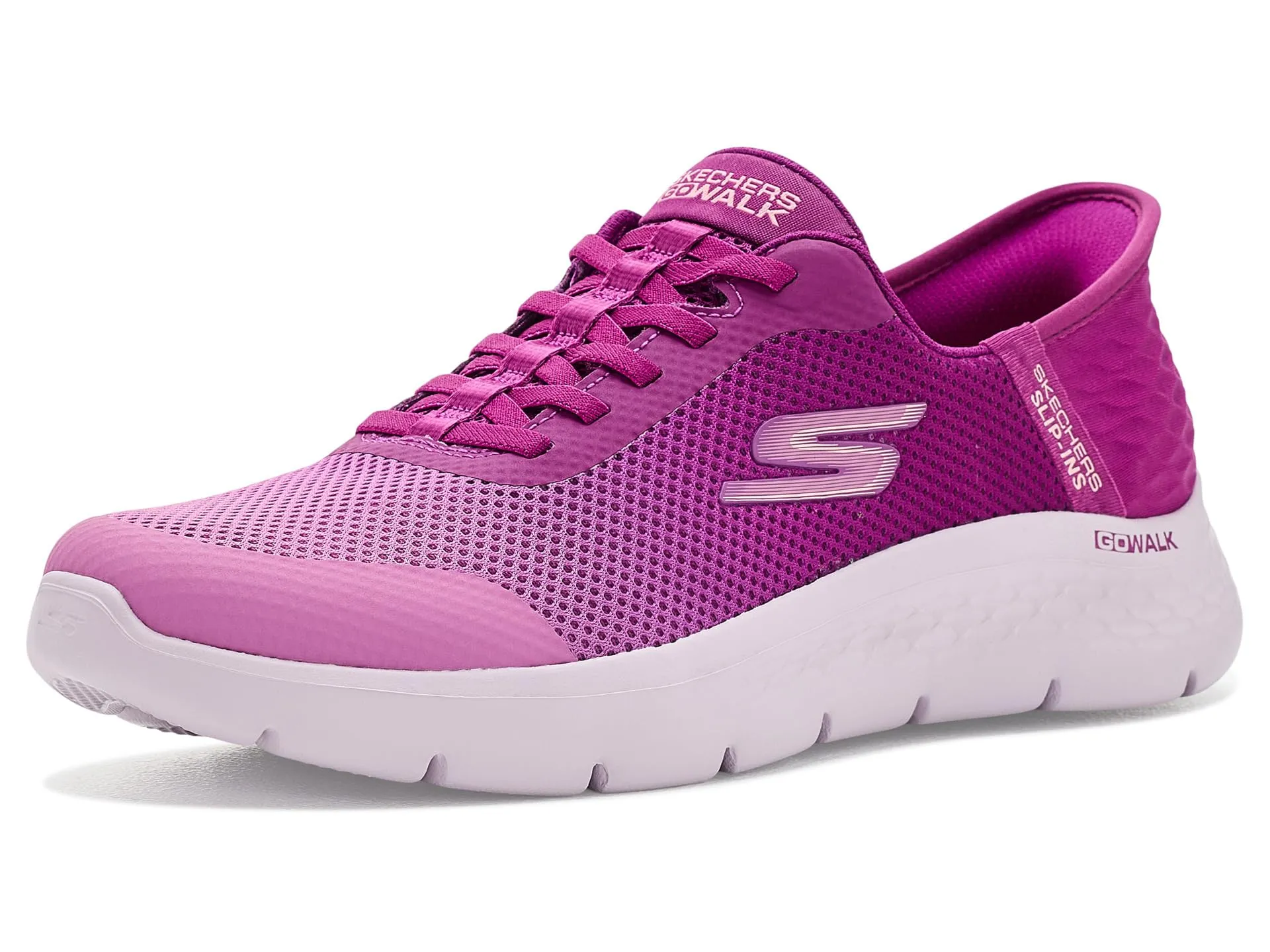 Skechers Go Walk Flex Grand Entry Trainers, Raspberry Textile Trim, 40.5 EU - immagine 1