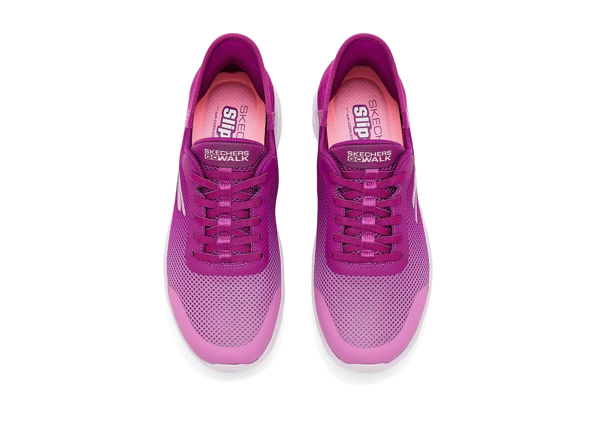 Skechers Go Walk Flex Grand Entry Trainers, Raspberry Textile Trim, 40.5 EU - immagine 2