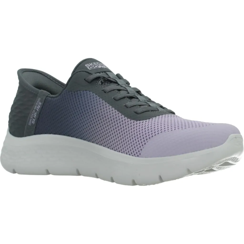 Skechers Go Walk Flex Grand Entry Trainers, Charcoal Textile Lavendar Trim, 39 EU - immagine 5