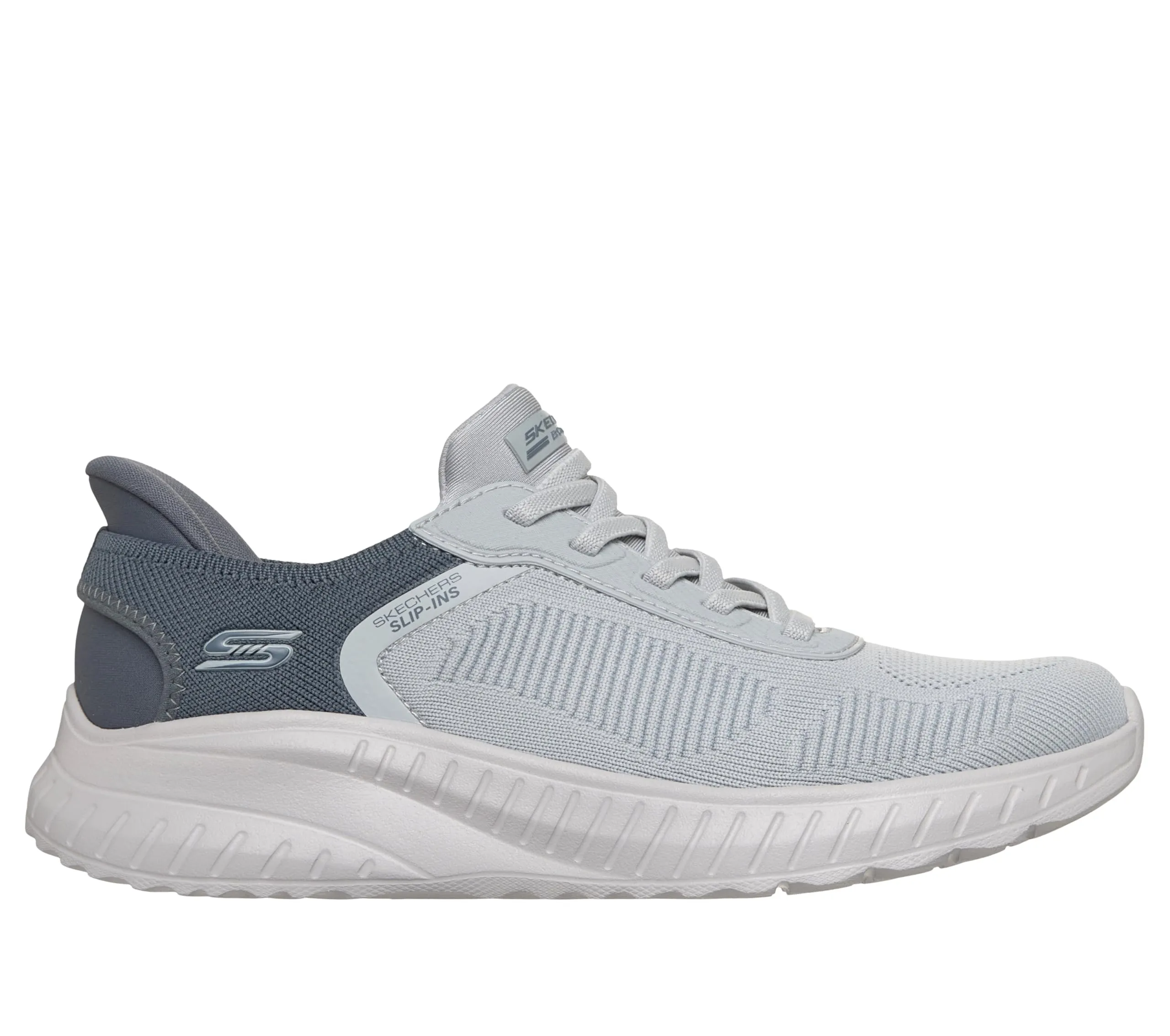 Skechers Bobs Squad Chaos Current Muse Slip-in, Gray Textile, 43 EU - immagine 4
