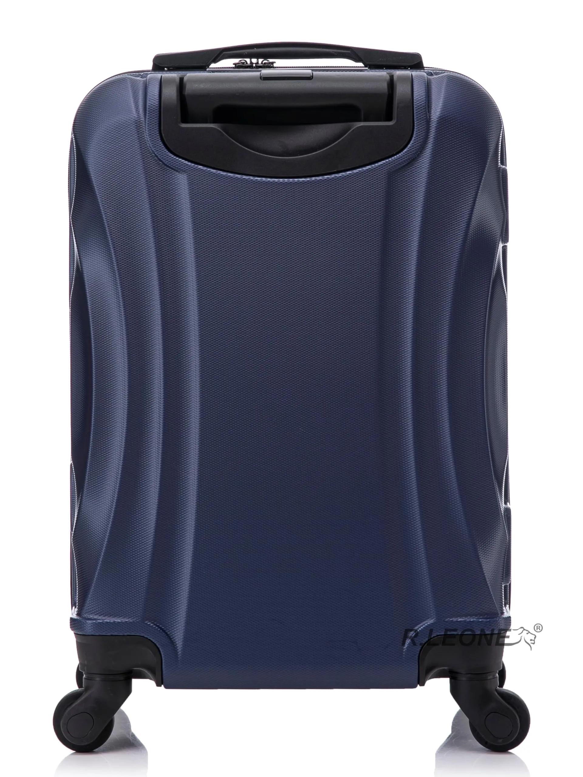 R.Leone Trolley Bagaglio a Mano ABS 55x35x25 cm, 4 Ruote, 20373FR (Blu) - immagine 2