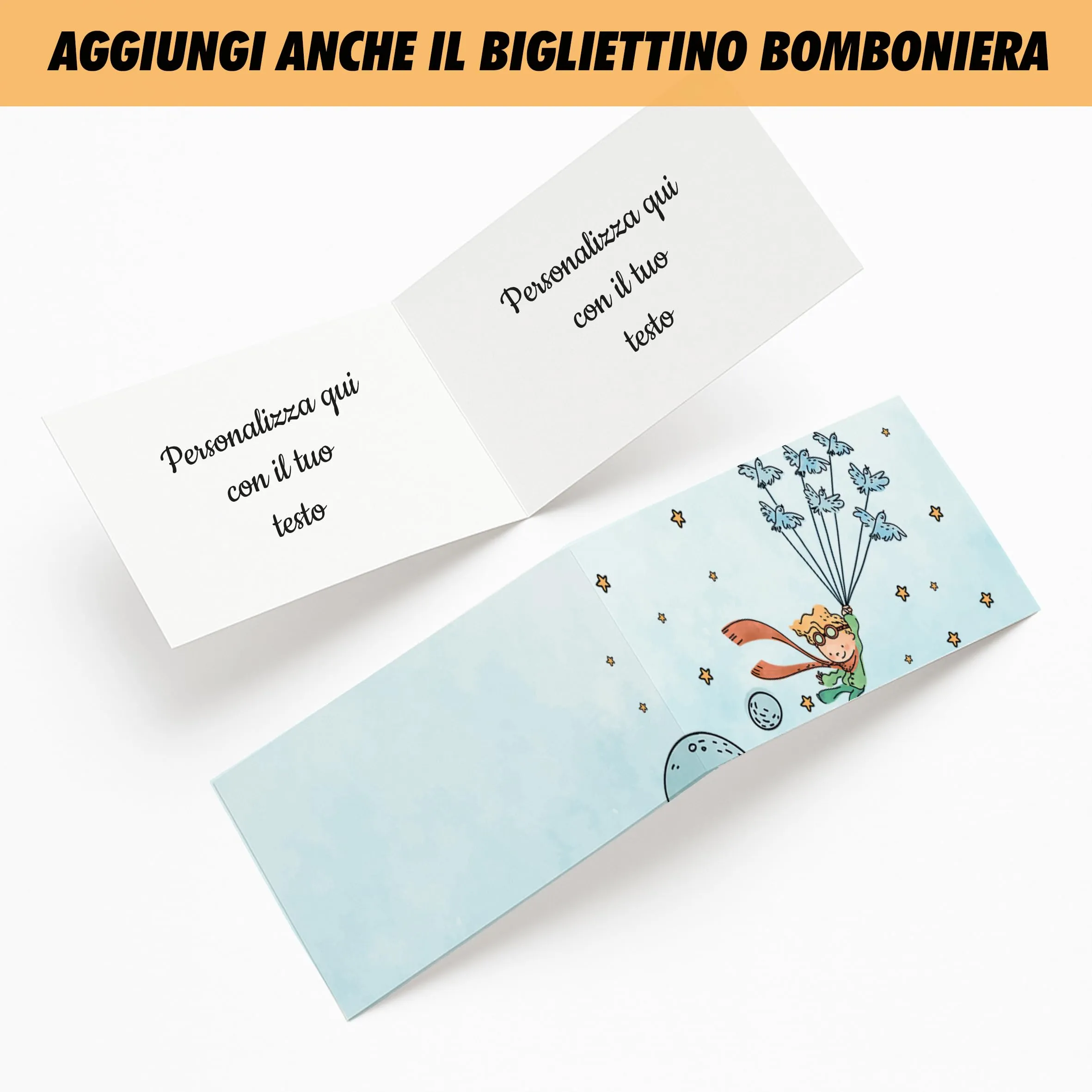 PV Grafik Scatola Portaconfetti Personalizzata con Nome e Data, 16 Pezzi (Nica3PP) - immagine 2