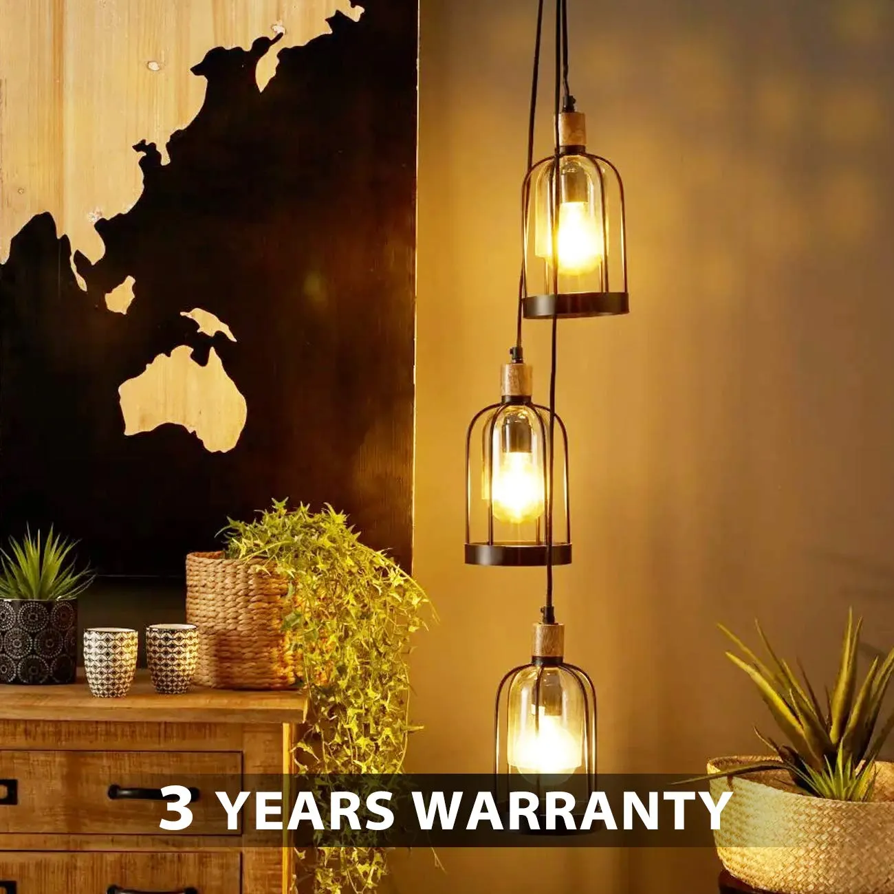 LVWIT Lampadine LED Filamento E27 7.5W 1055LM 2700K Bianco Caldo Vintage, Confezione da 6 Pezzi - immagine 2