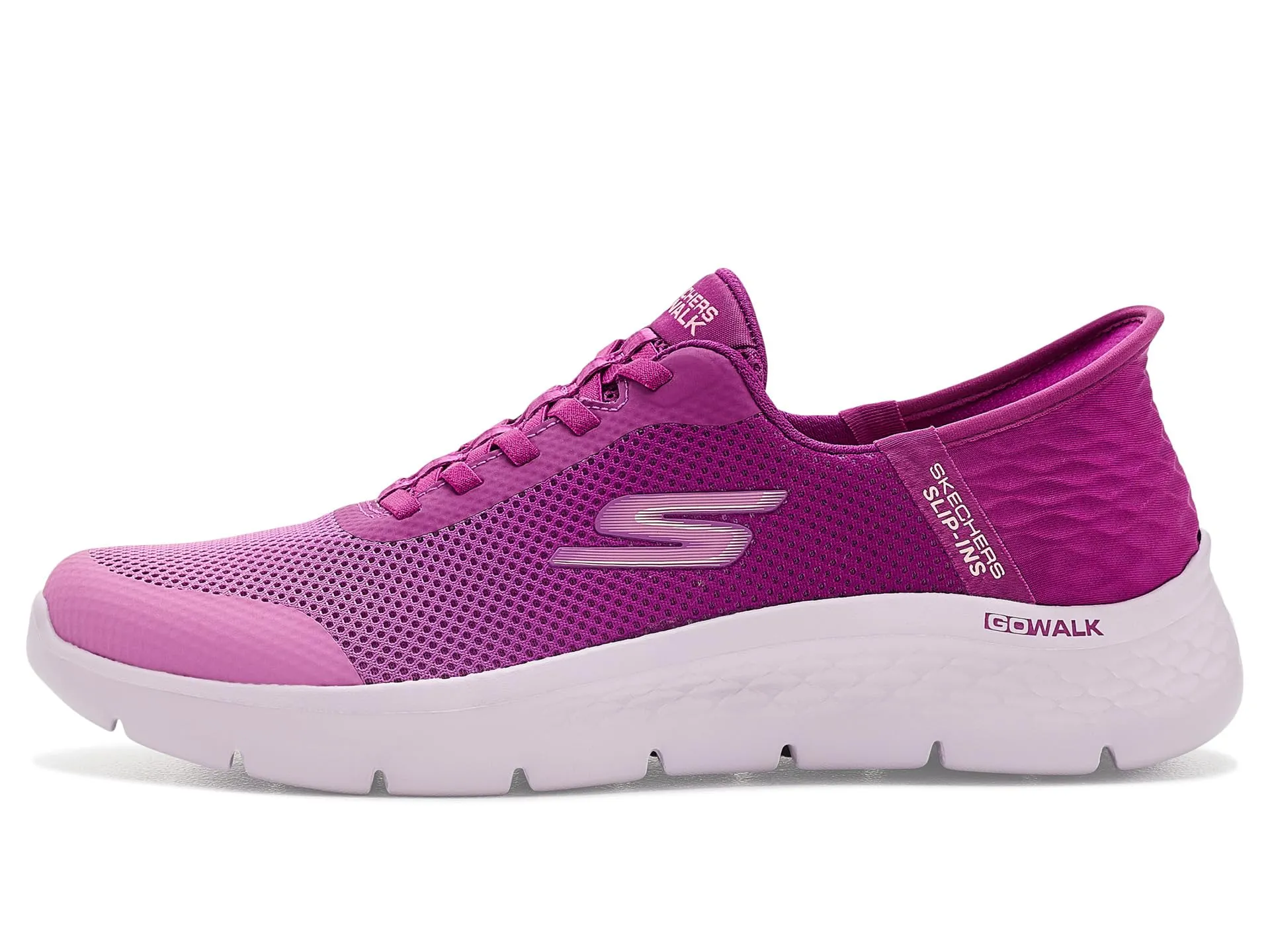 Skechers Donna Go Walk Flex Grand Entry Trainers, Raspberry Textile Trim, 39.5 EU - immagine 5