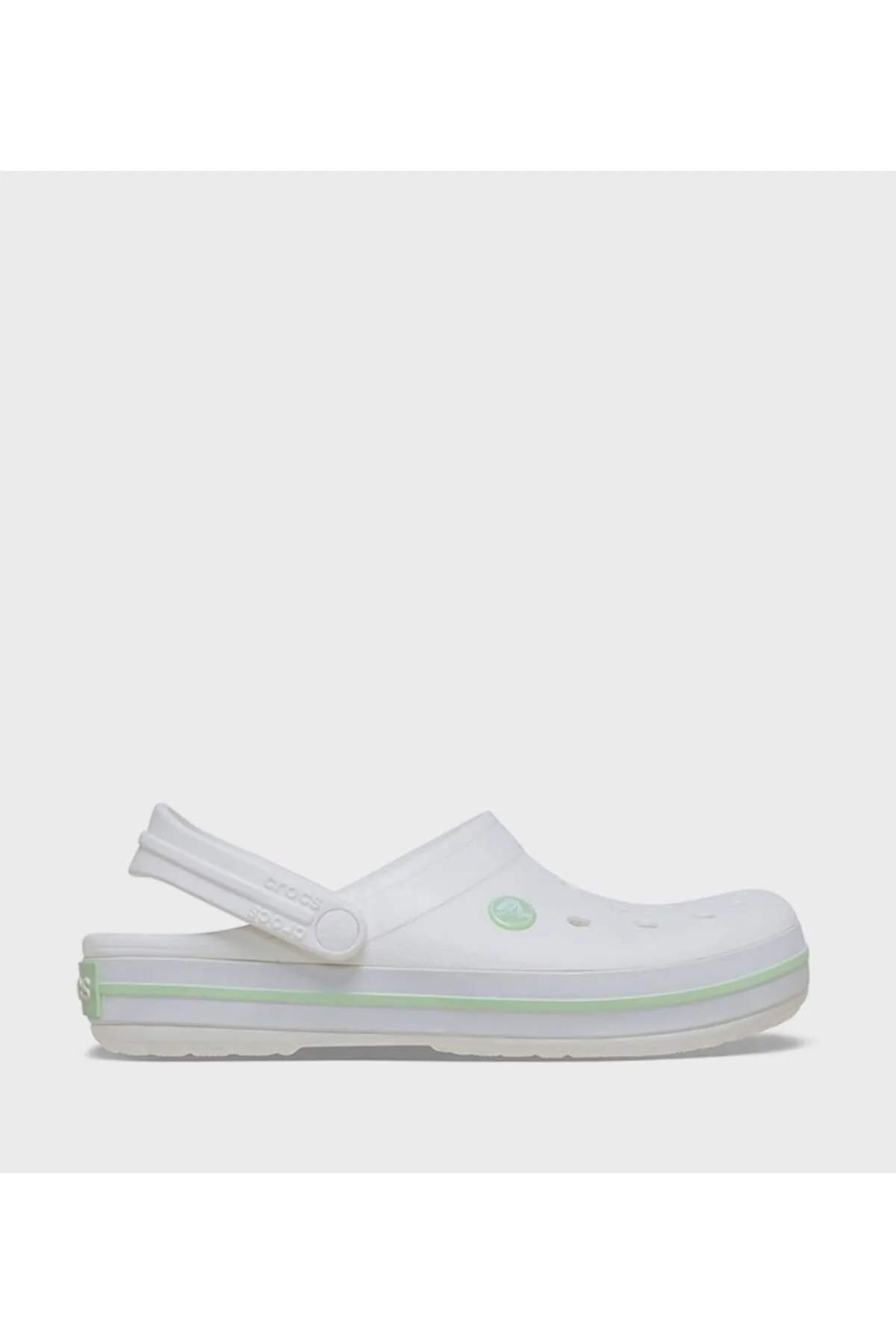 Crocs Crocband Zoccoli Unisex da Adulto, Bianco Verde Sereno, 41/42 EU - immagine 3