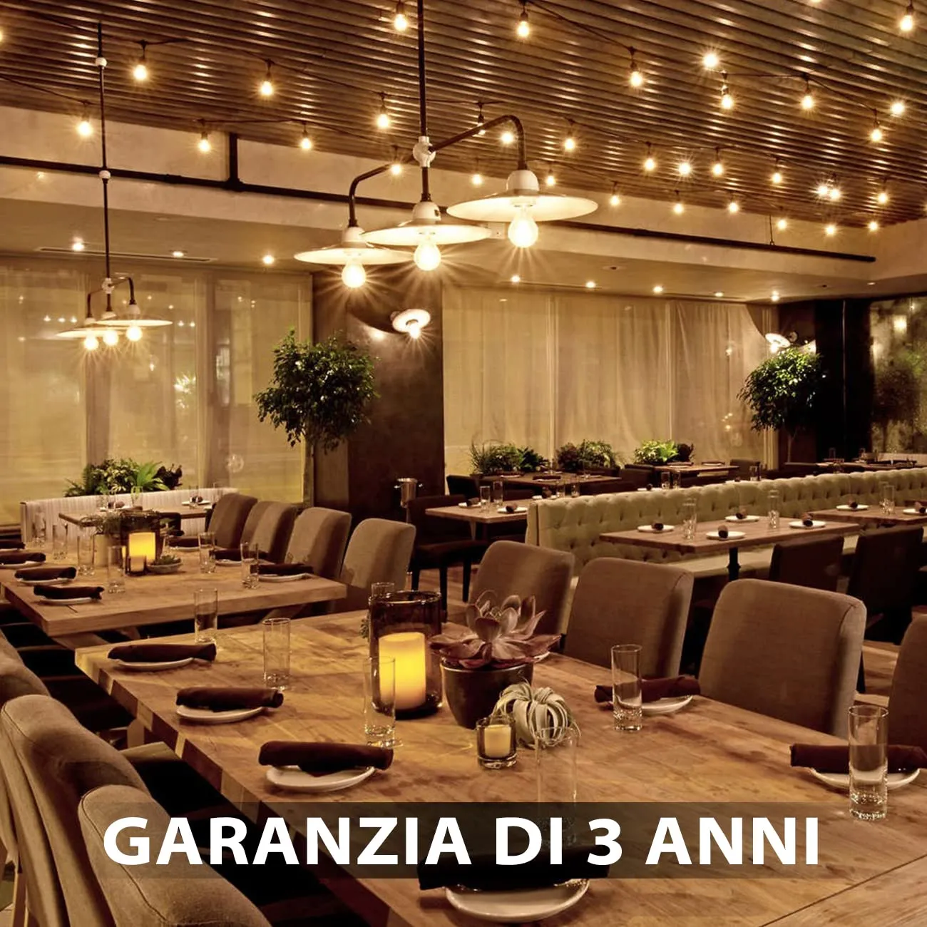 LVWIT Lampadina Filamento LED E27, 6.5W (60W), 806Lm, 2700K, Luce Bianca Calda, Forma A60 Vintage, Non Dimmerabile, Confezione da 6 Pezzi - immagine 5