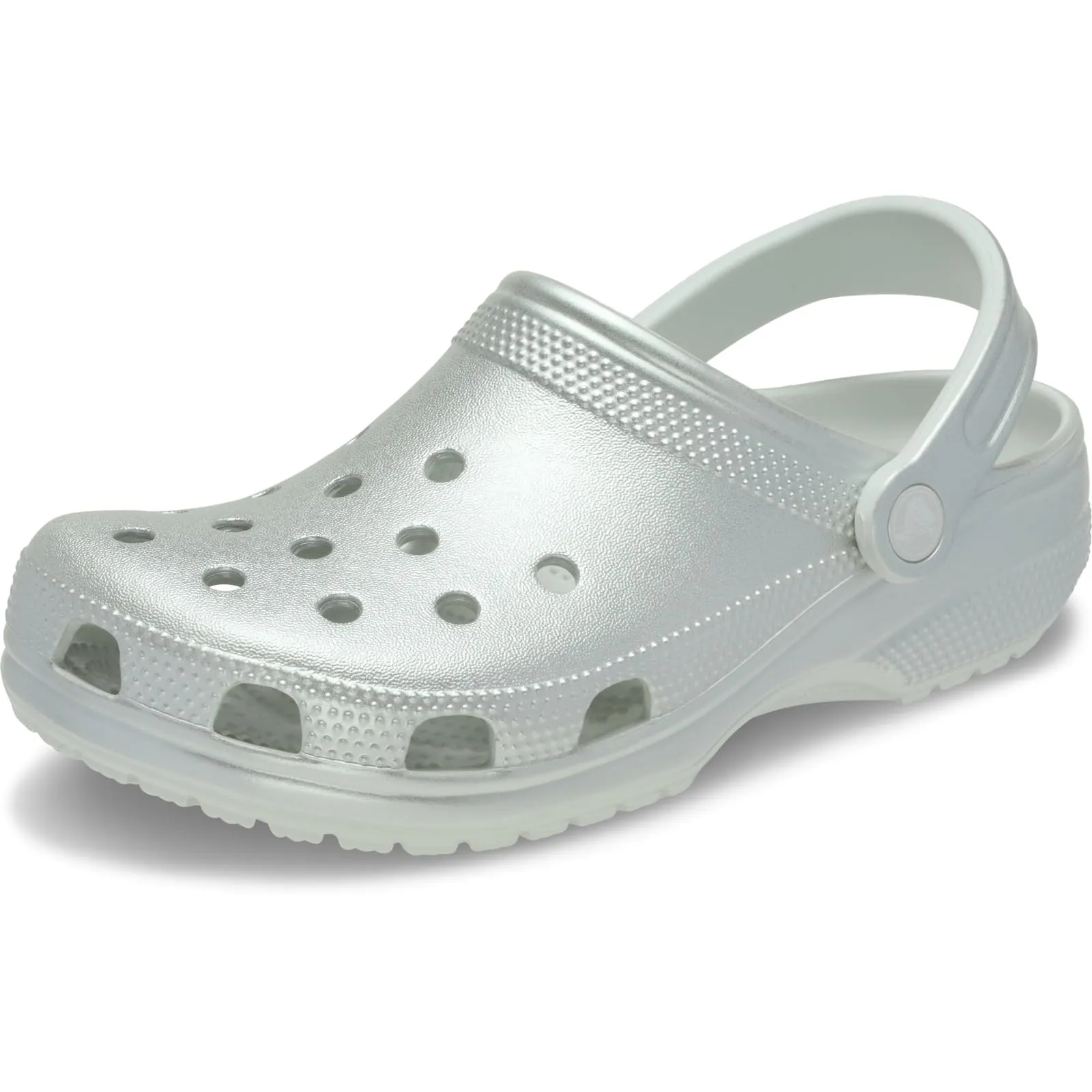 Crocs Classic Glitter Clogs, Moonlight Metallico - immagine 1