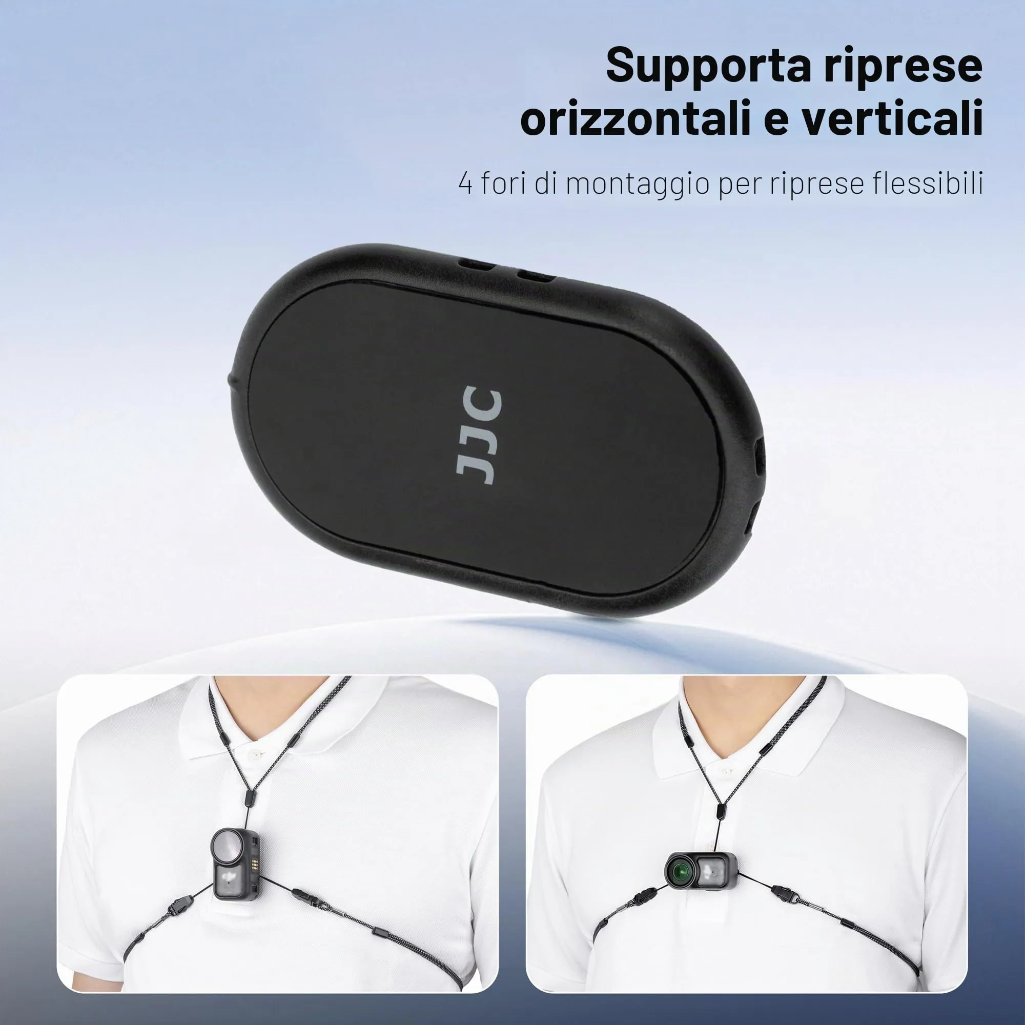 JJC Collana con supporto magnetico da collo per DJI Osmo Nano e Insta 360 GO 3/3S - immagine 5