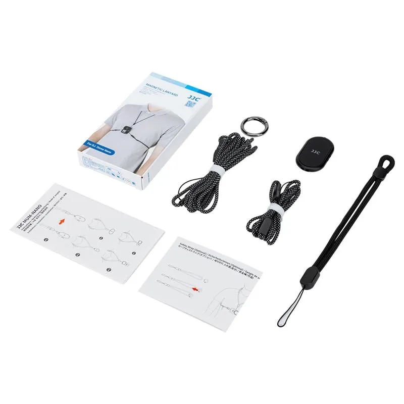 JJC Collana con supporto magnetico da collo per DJI Osmo Nano e Insta 360 GO 3/3S - immagine 8