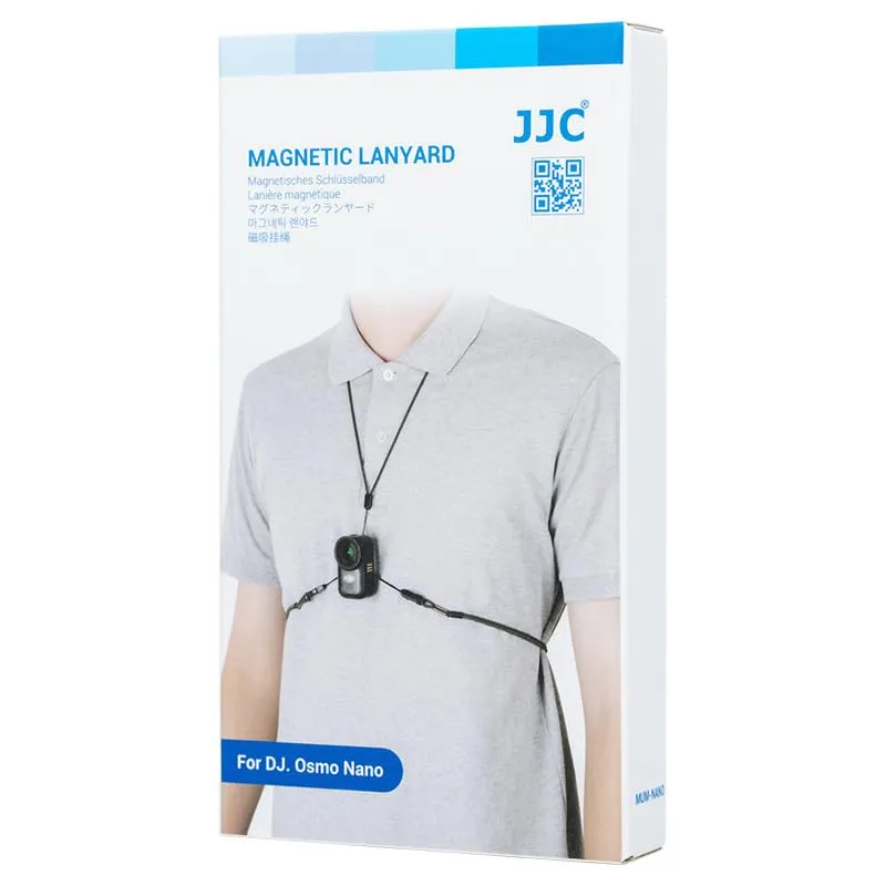 JJC Collana con supporto magnetico da collo per DJI Osmo Nano e Insta 360 GO 3/3S - immagine 9