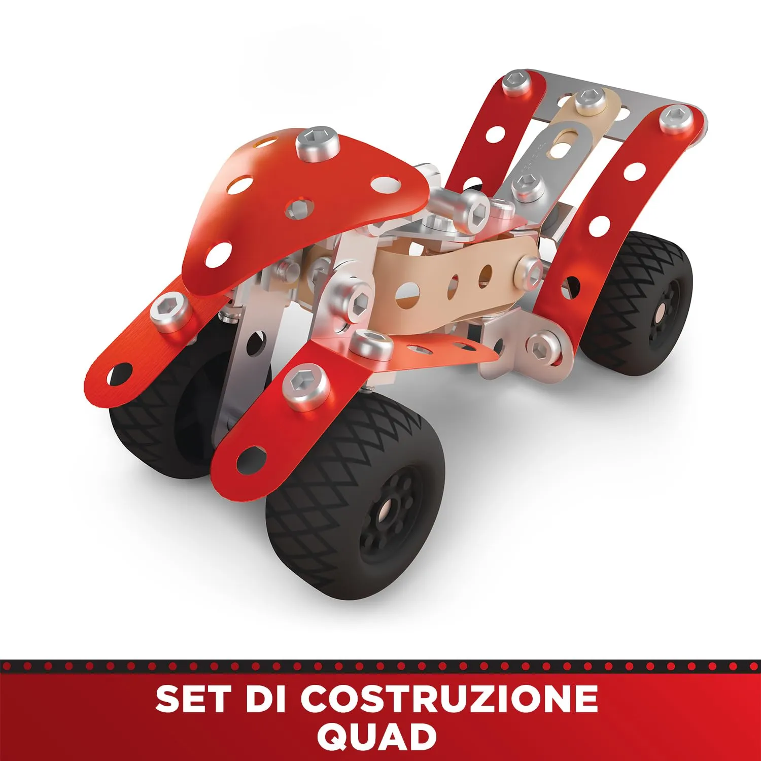Bandai Meccano Quad Bike Set di Costruzione 85 pezzi APM11114 - immagine 2