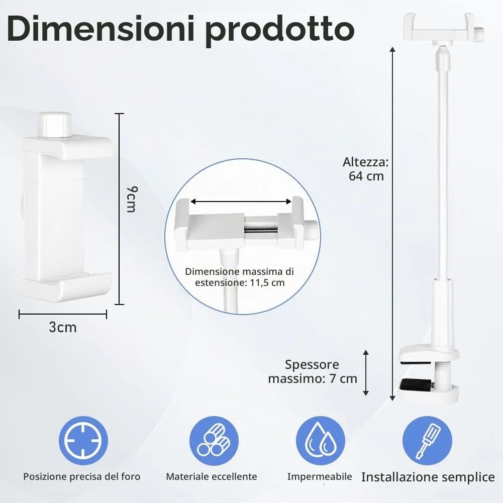 OFFCUP Supporto Baby Monitor Flessibile, 80cm - immagine 2