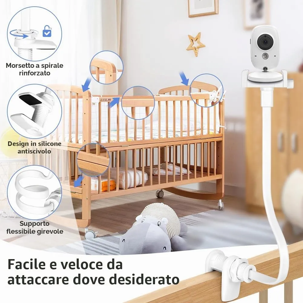 OFFCUP Supporto Baby Monitor Flessibile, 80cm - immagine 3