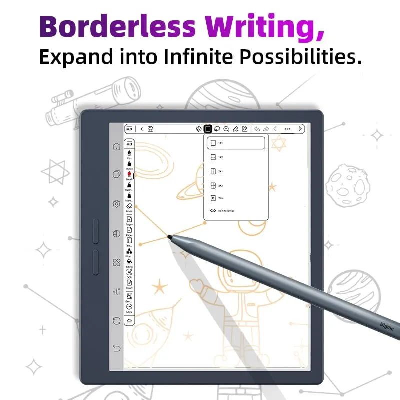 Bigme B7 Pro Color ePaper Tablet 8+256GB 4G (Blu) - immagine 7