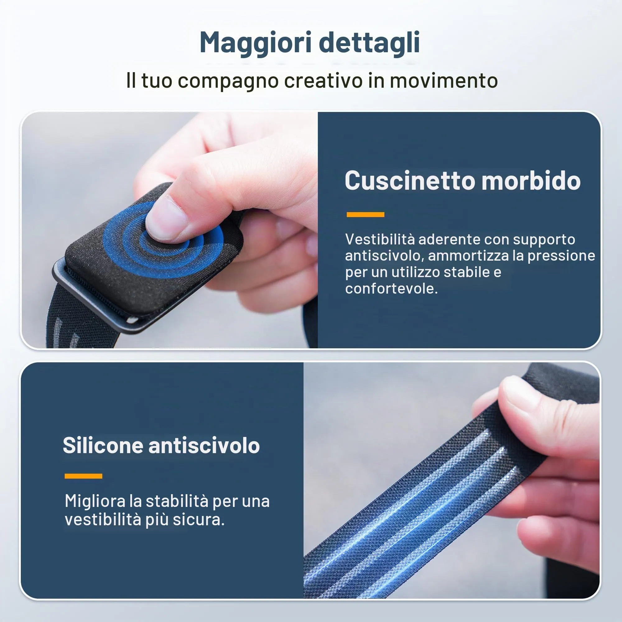 JJC Supporto magnetico da petto per DJI Osmo Nano Xtra Atto con corda anti-smarrimento - immagine 5