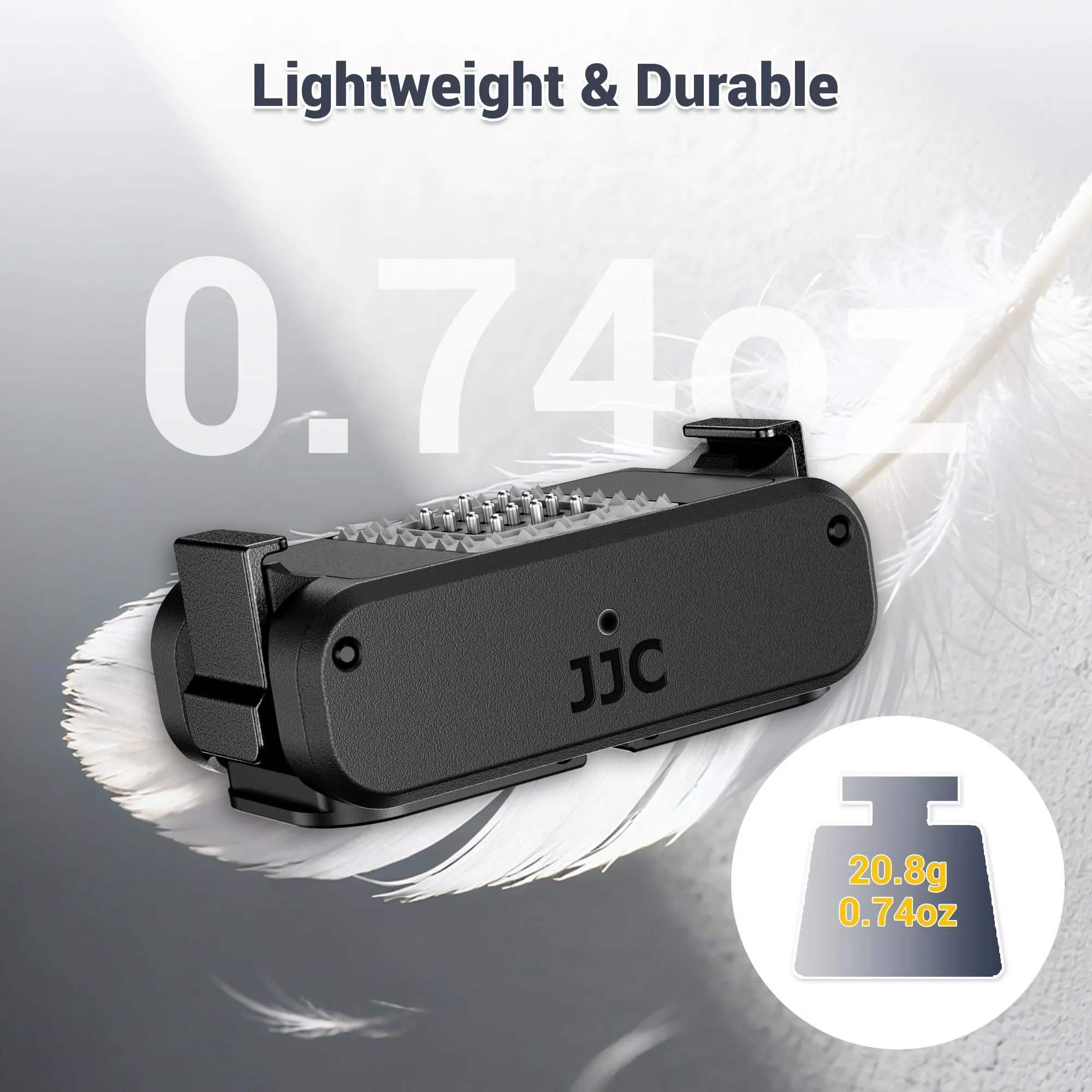 JJC Osmo Nano Supporto Magnetico di Ricarica con Fissaggi Pieghevoli e Filettatura 1/4" 20 UNC - immagine 7