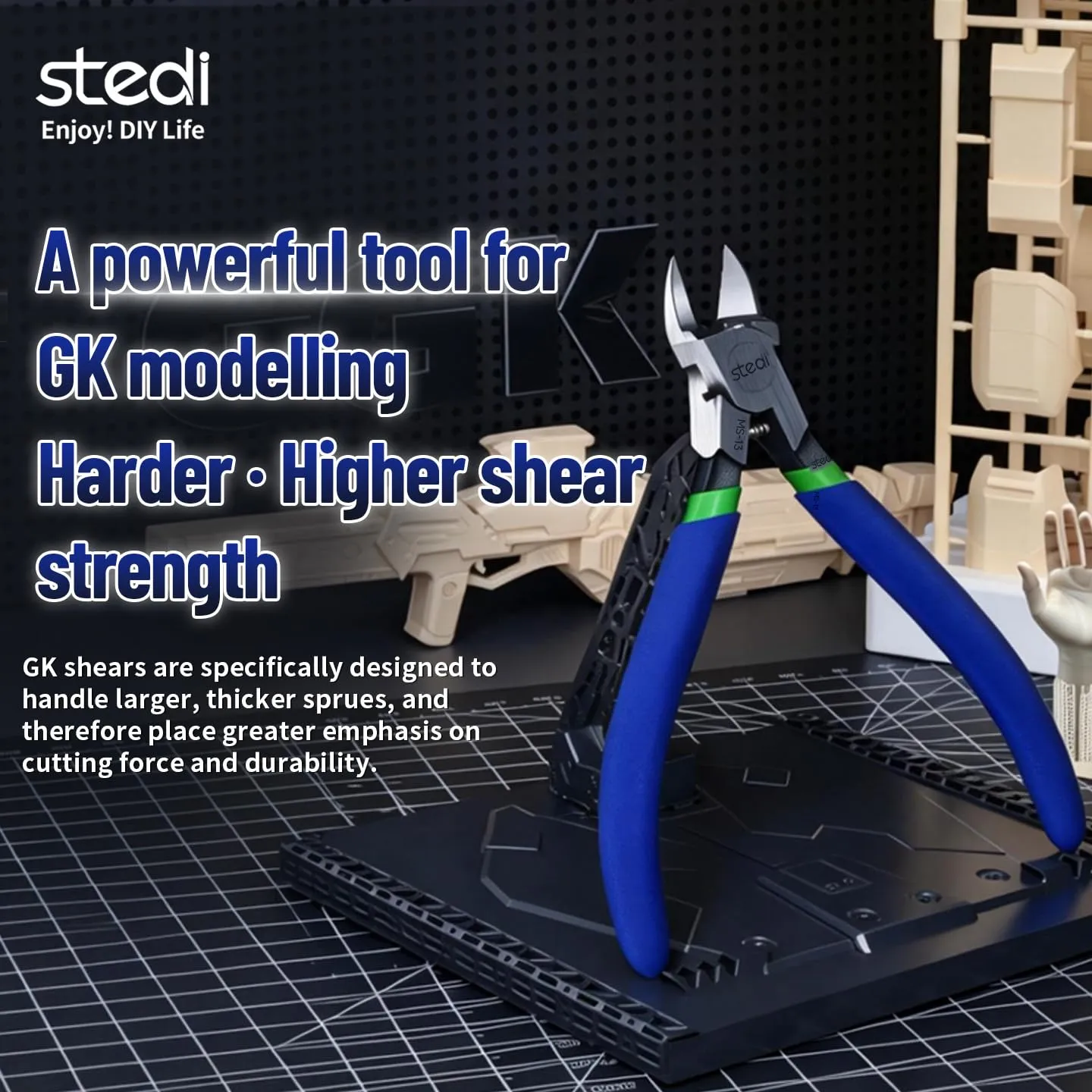 stedi MS-113 Tronchese Rinforzata per Modelli Stampati in 3D e GK - immagine 2